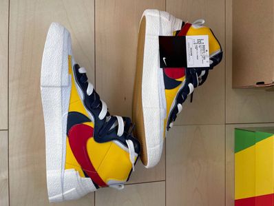 sacai × Nike Blazer Mid "Varsity Maize/Varsity Red"