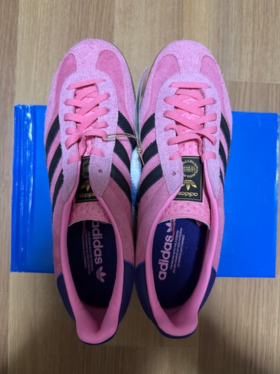 adidas Women's Gazelle Indoor "Bliss Pink/Core Black/Collegiate Purple"