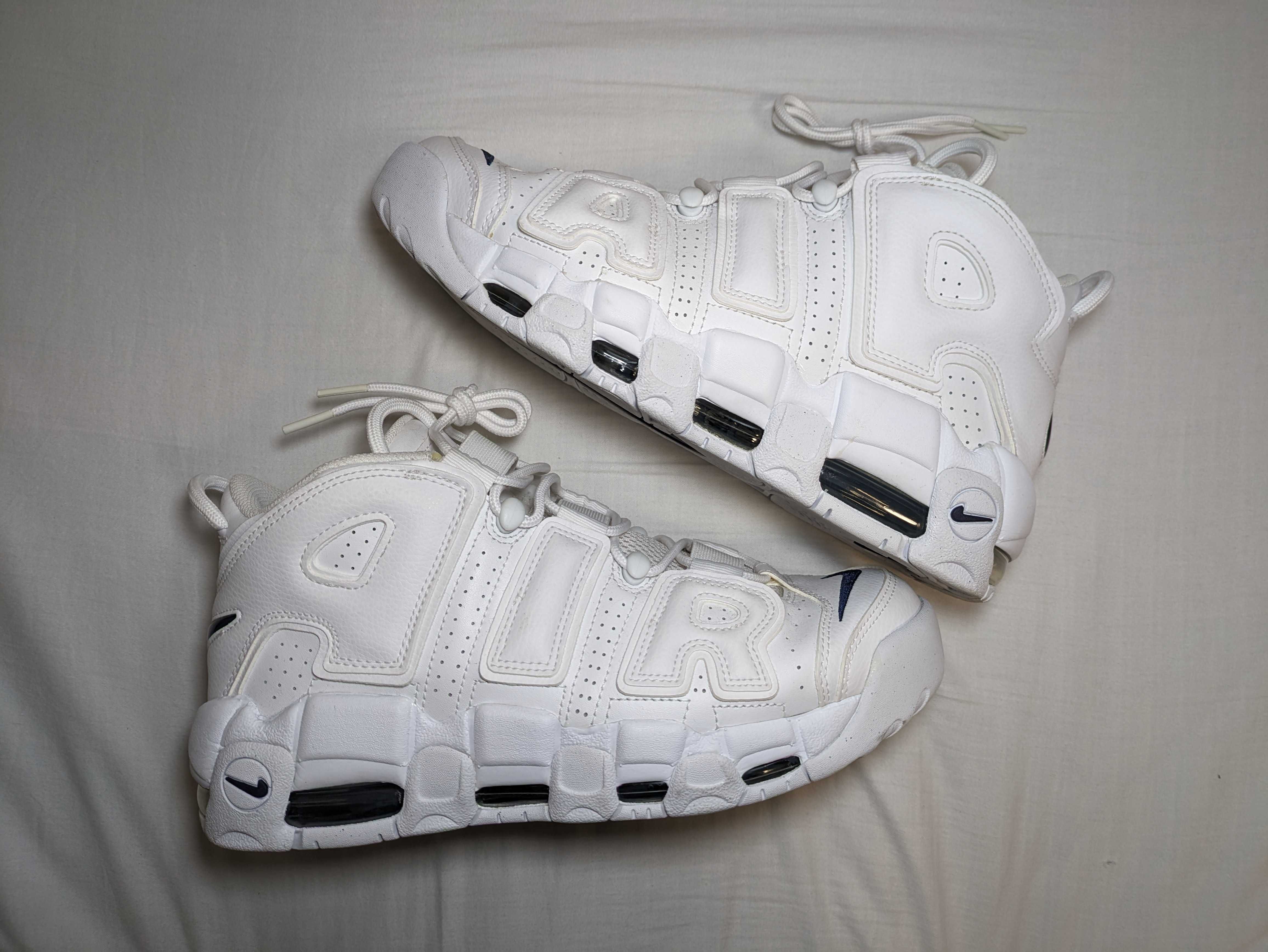 Nike Air More Uptempo "White/Midnight Navy"