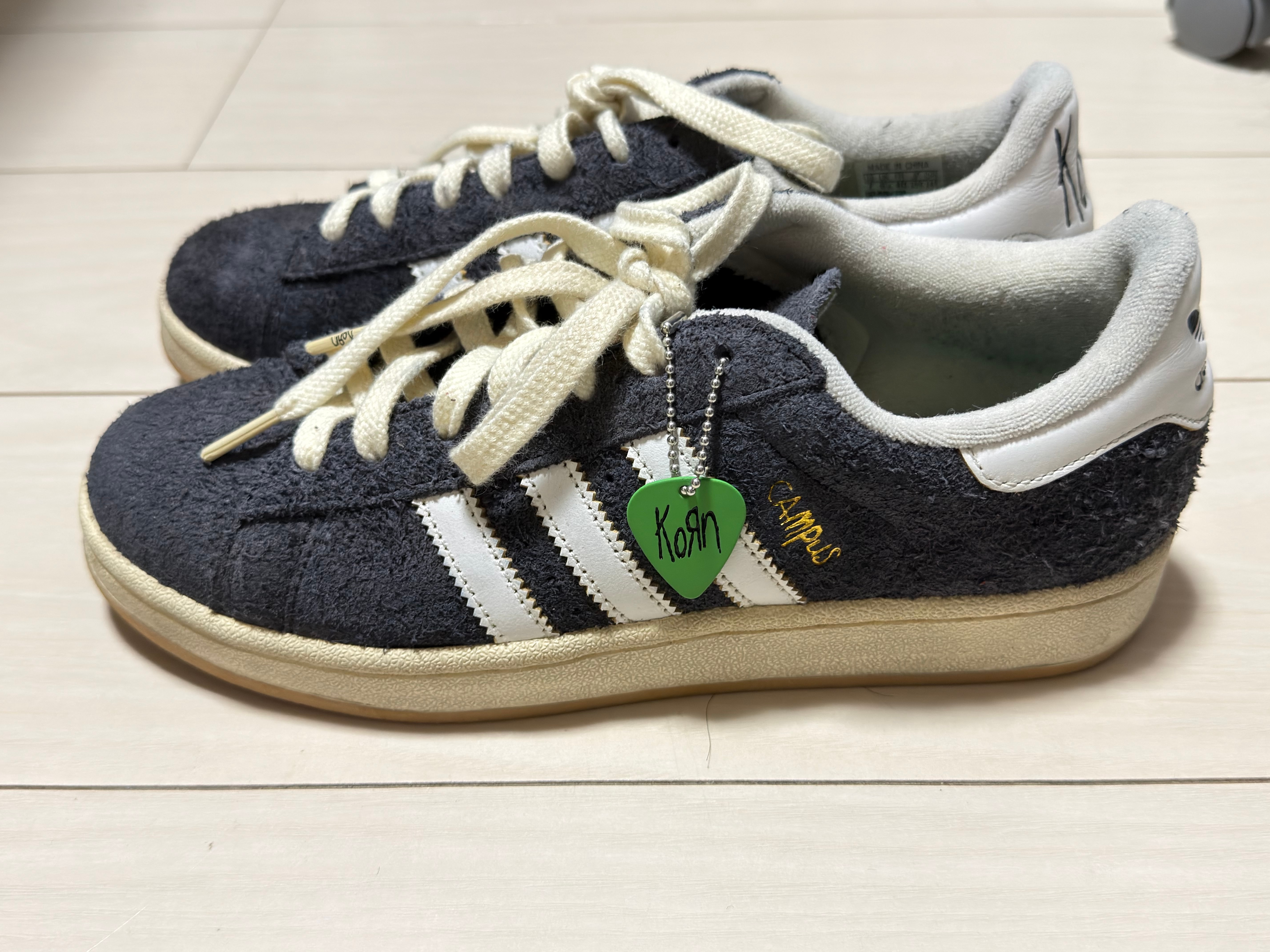Korn × adidas Campus 2 "Black/White/Gum"