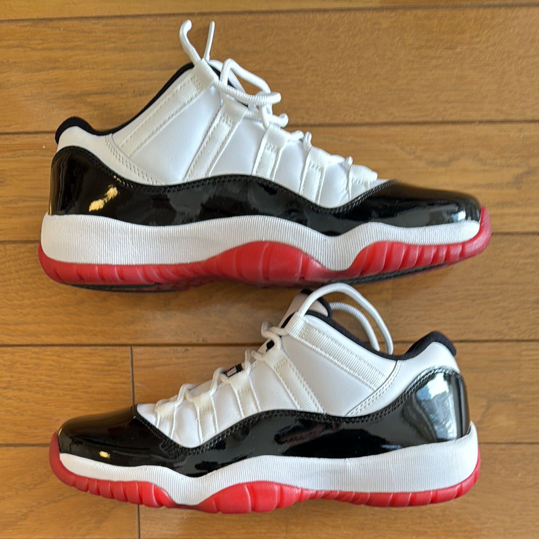 NIKE AIR JORDAN11 LOW GS "GYM RED"
