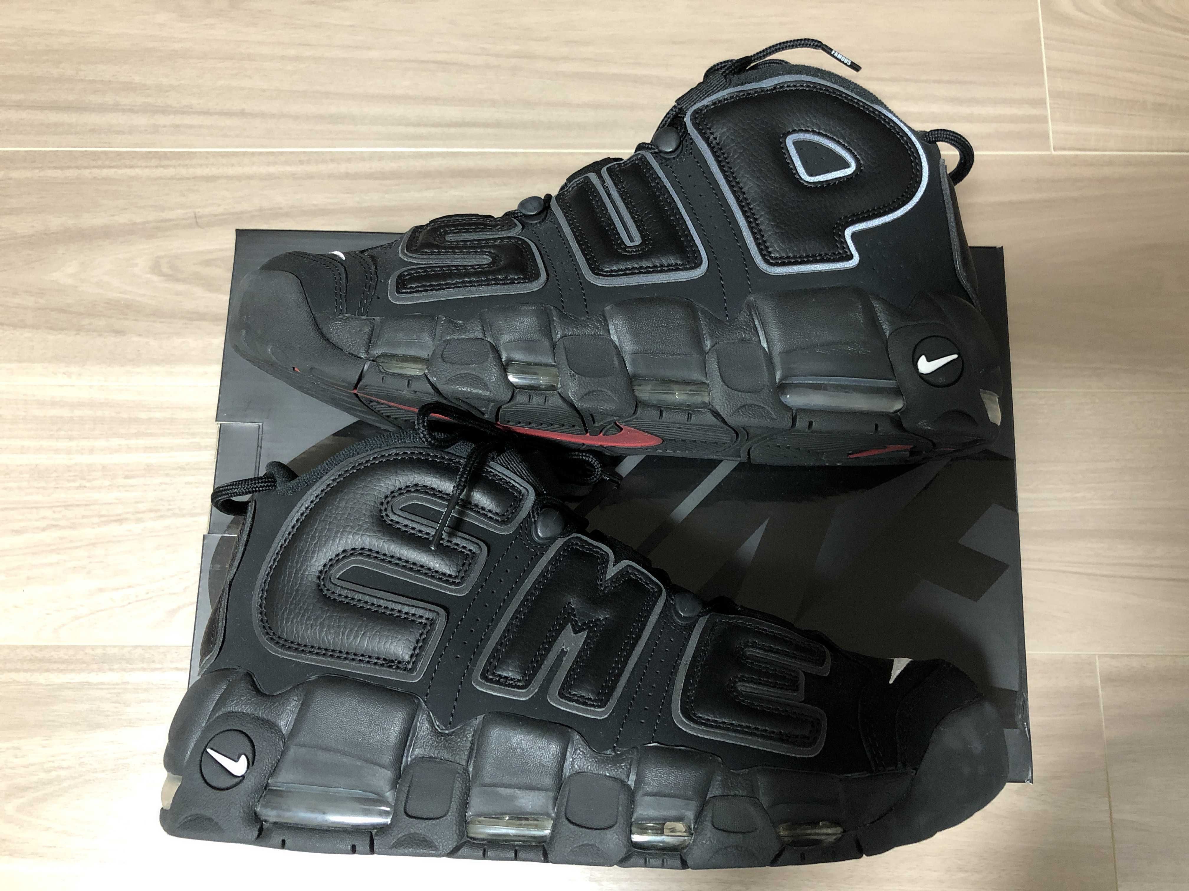 Supreme × Nike Air More Uptempo "Black"