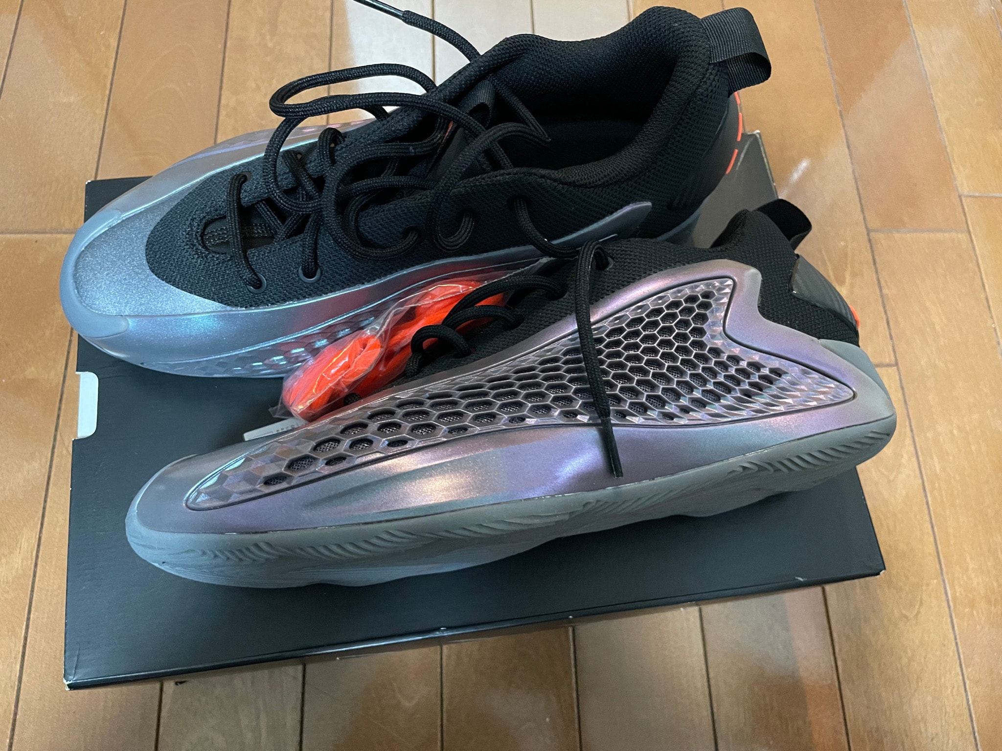 adidas AE1 Low "Iron Metallic/Core Black/Solar Orange"