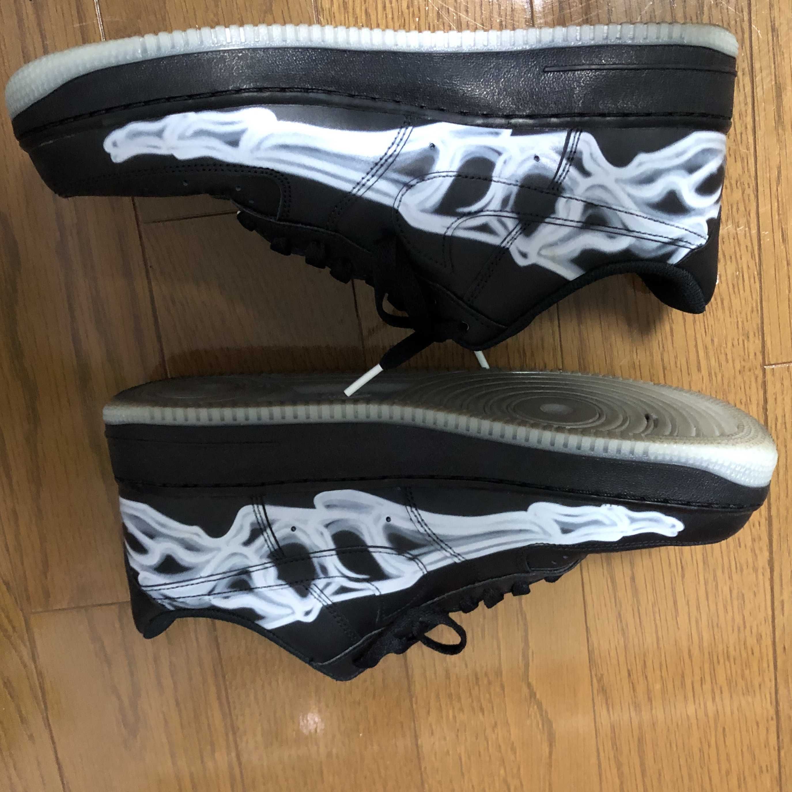 Nike Air Force 1 Low "Black Skeleton"