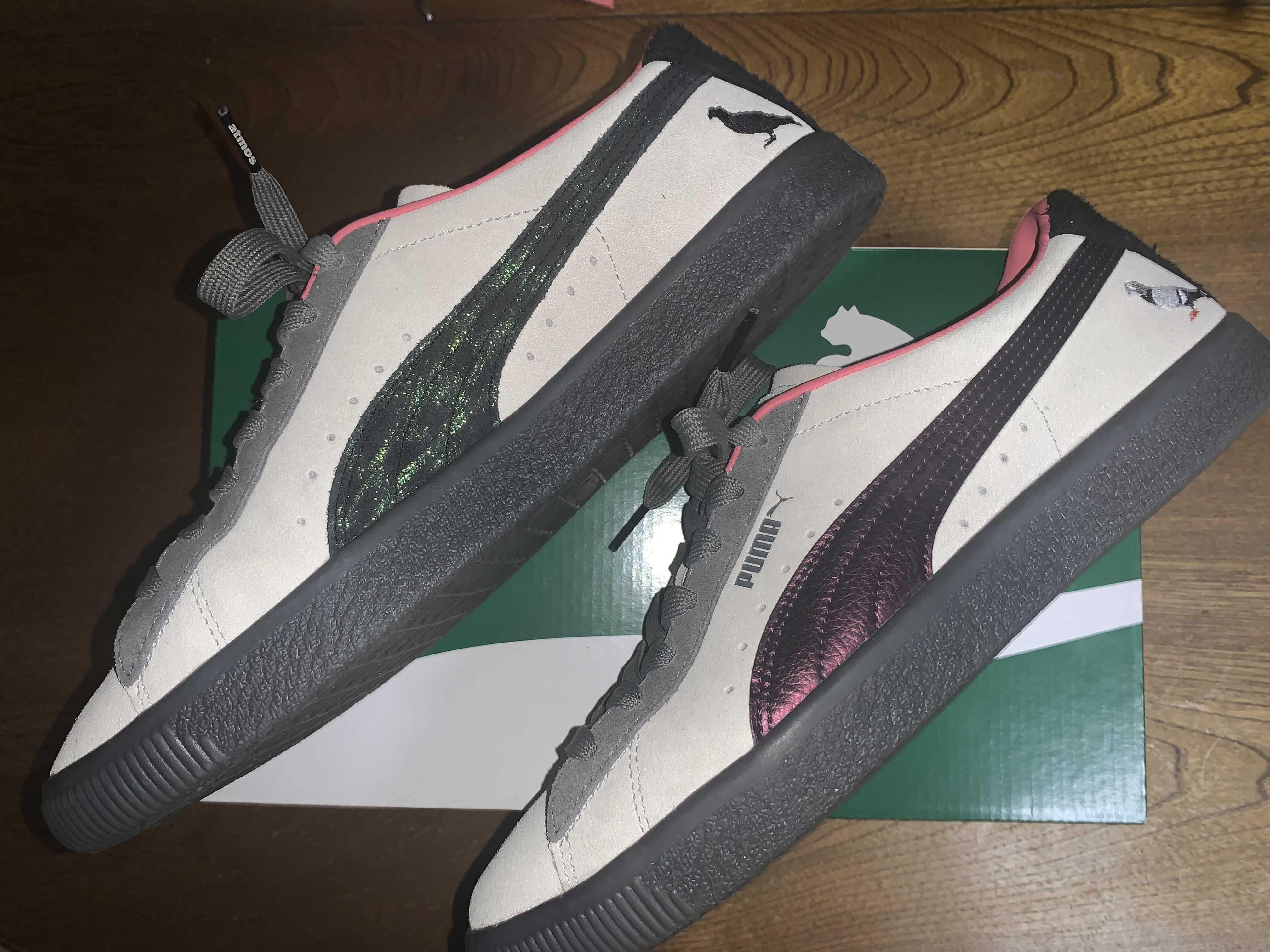 Staple × Atmos × Puma Suede "Natural Grey" 