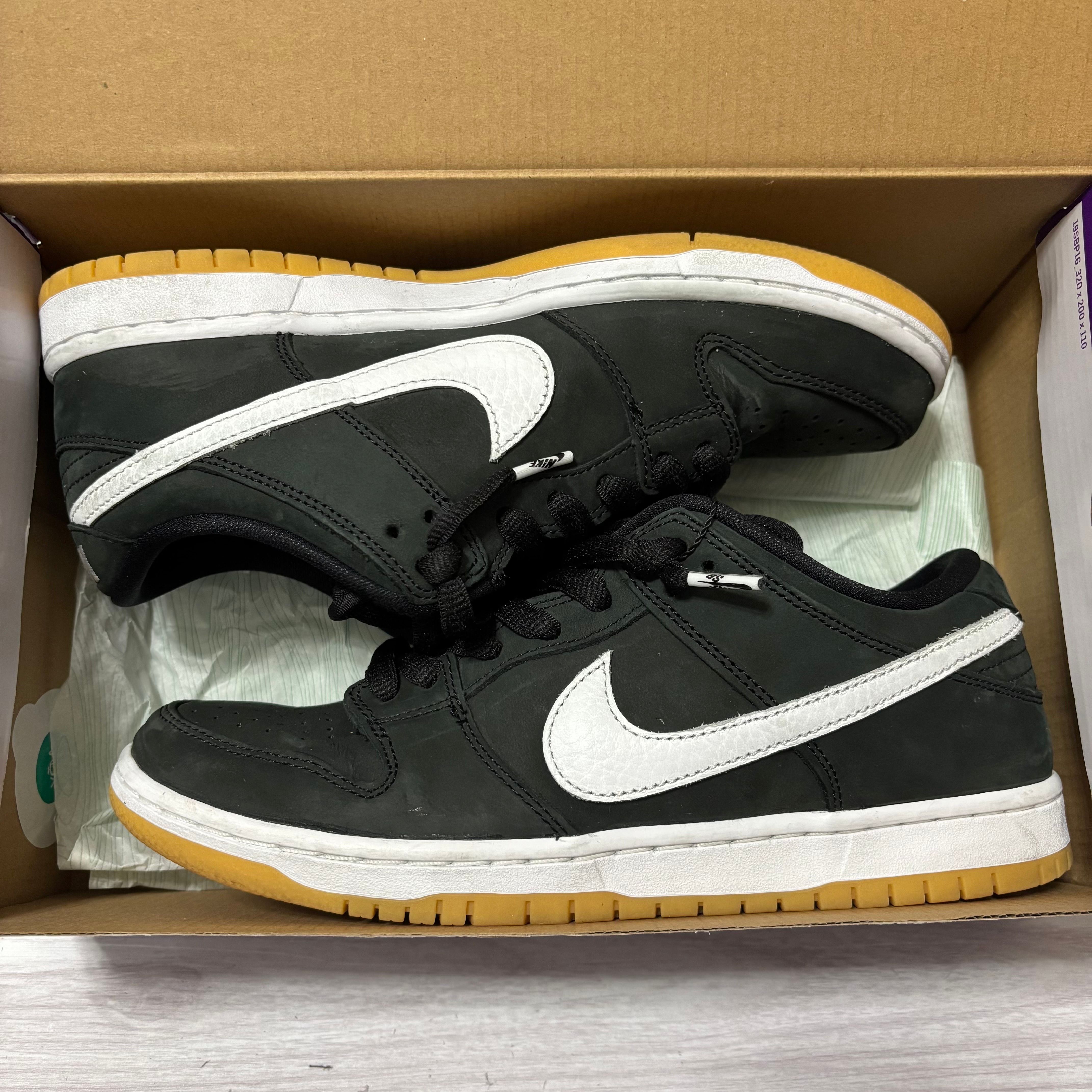 Nike SB Dunk Low Pro "Black/WhiteBlack-Gum Light Brown"