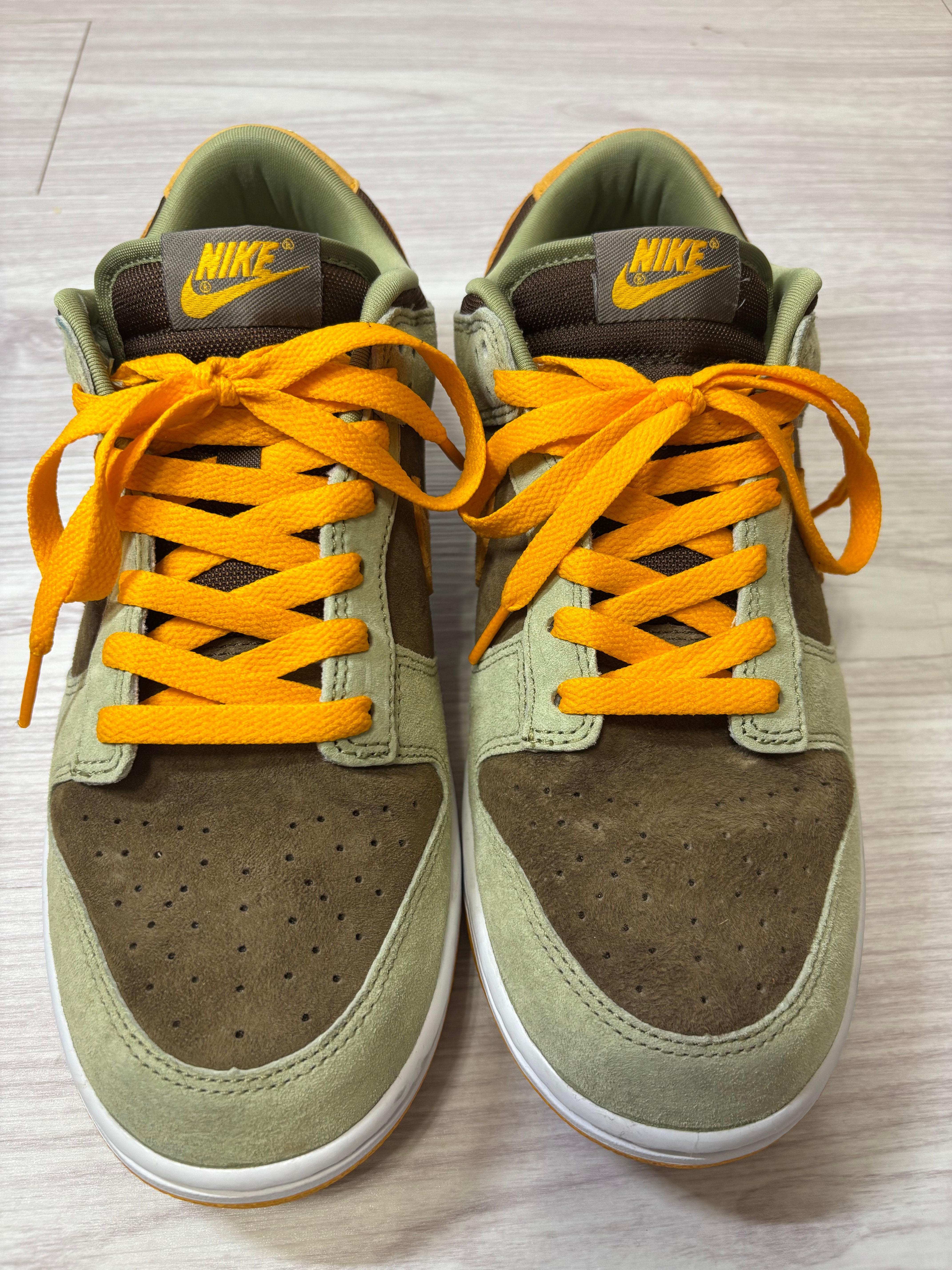 Nike Dunk Low スニーカー ダスティオリーブ/ブラウン/イエロー 2/13発売｜Nike Dunk Low SE 