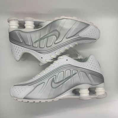 Nike Women's Shox R4 "White and Metallic Silver"