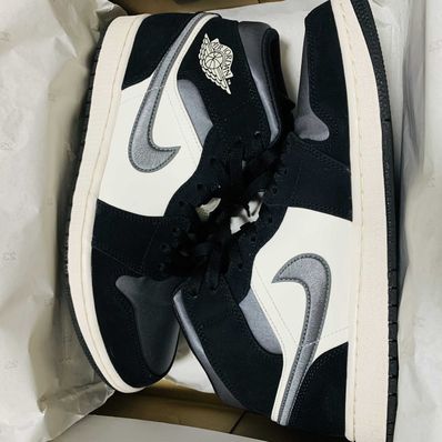 NIKE AIR JORDAN 1 MID SE "WHITE/BLACK/SATIN BLUE"