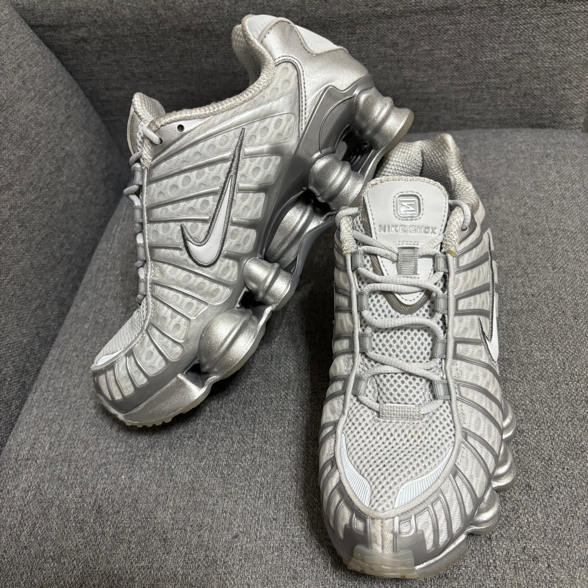 Nike Women's Shox TL "Pure Platinum and Metallic Silver"