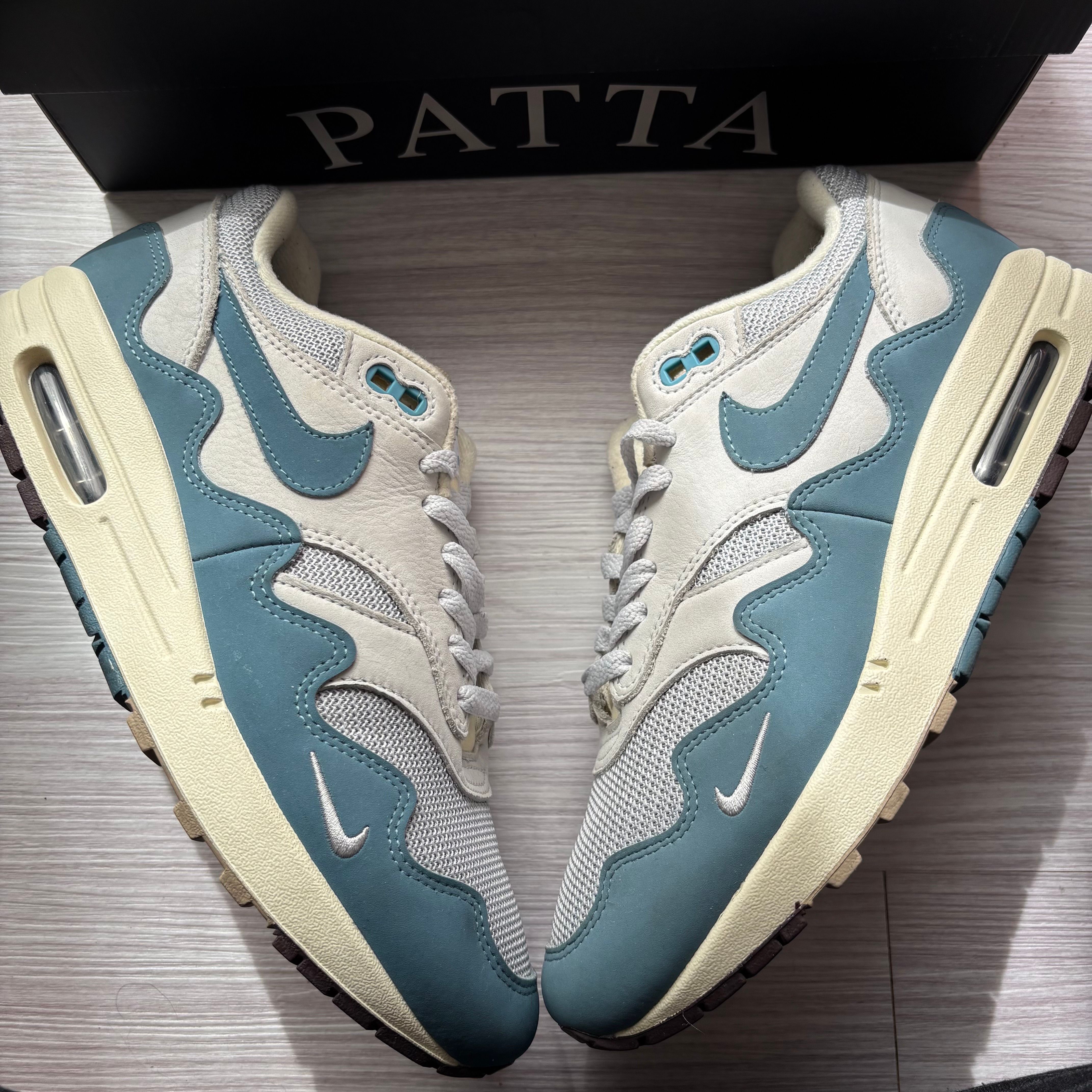 Patta × Nike Air Max 1 "Noise Aqua"