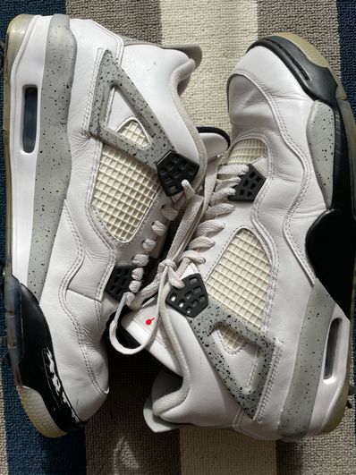 NIKE GOLF AIR JORDAN 4 "WHITE CEMENT"