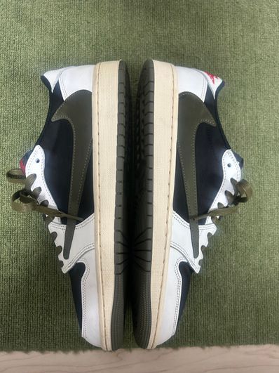 Travis Scott × Nike Women's Air Jordan 1 Low OG "Medium Olive"