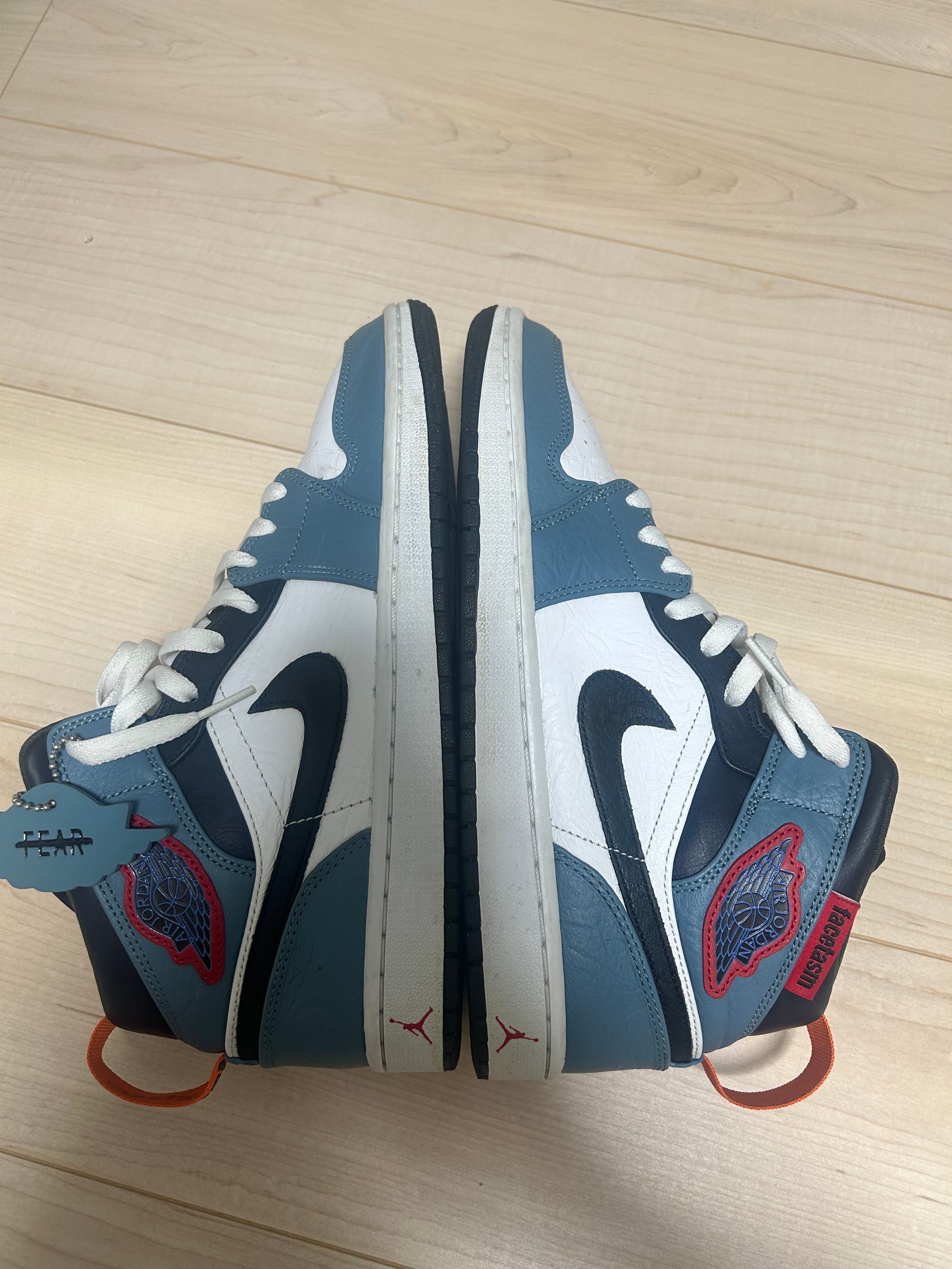 FACETASM × Nike Air Jordan 1 Mid "White/Navy"
