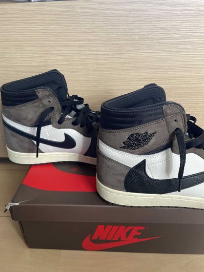 Travis Scott × Nike Air Jordan 1 Retro High OG TS SP "Sail/Dark Mocha"