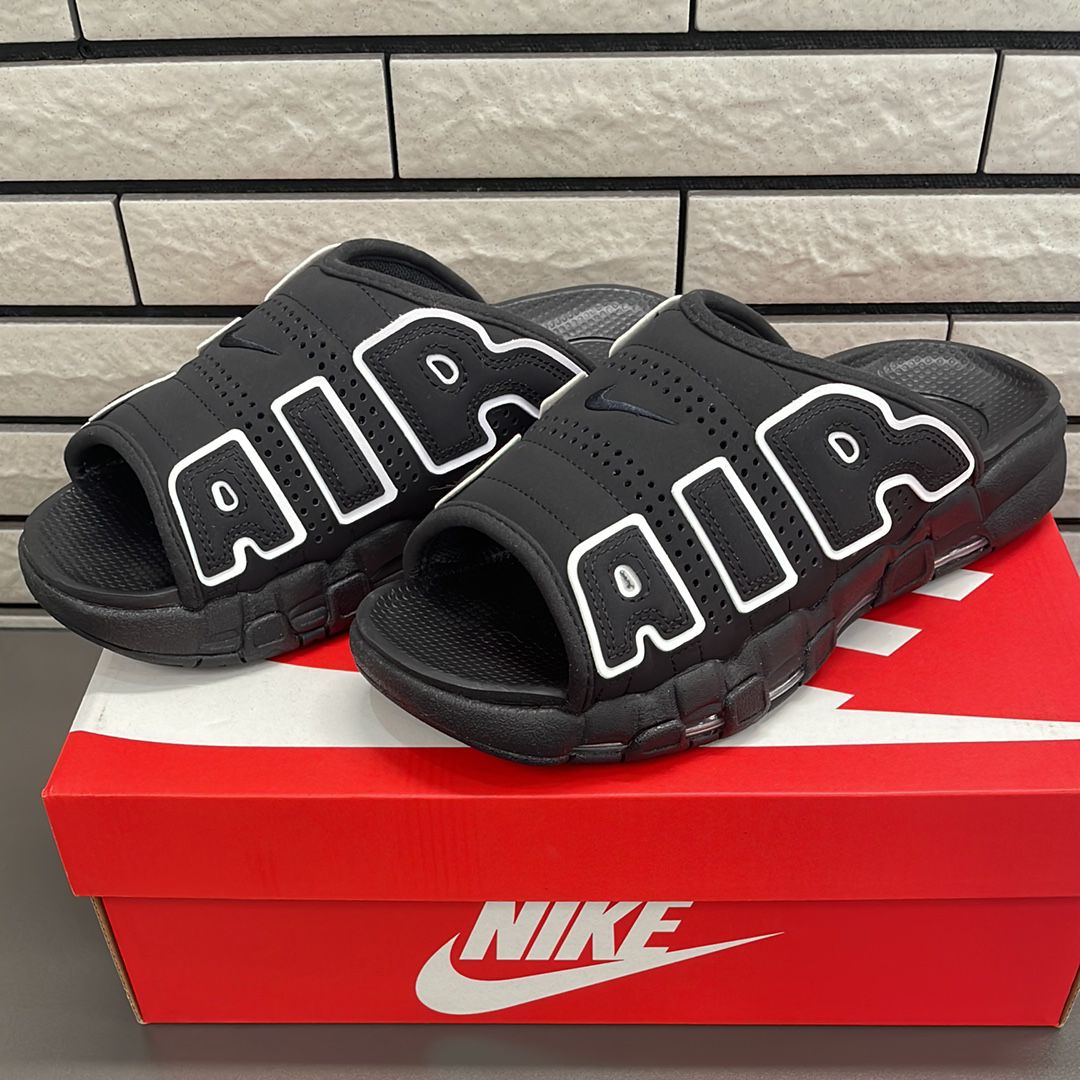 Nike Air More Uptempo Slide "Black" (DV2132-001/DV2137-001)