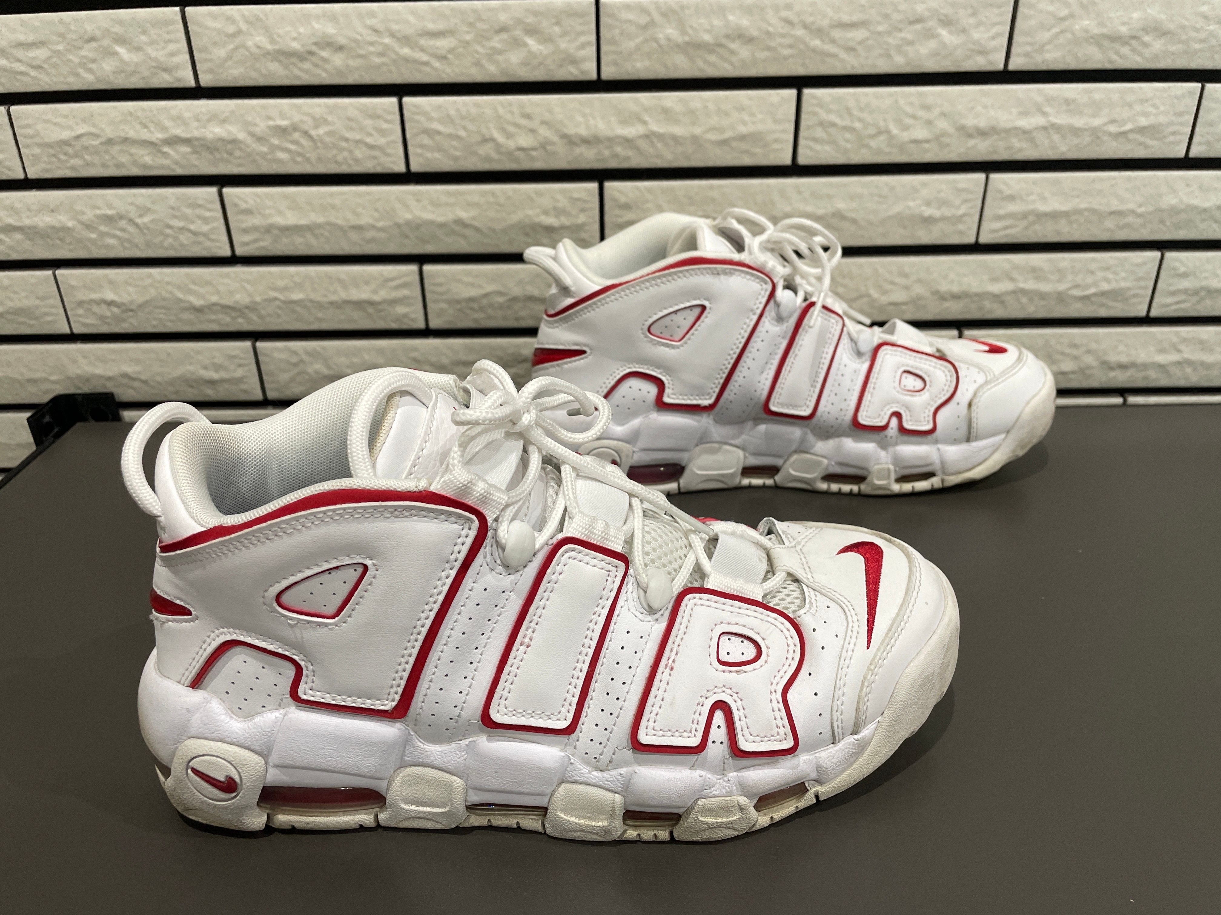 NIKE AIR MORE UPTEMPO "WHITE/VARSITY RED" (2021)