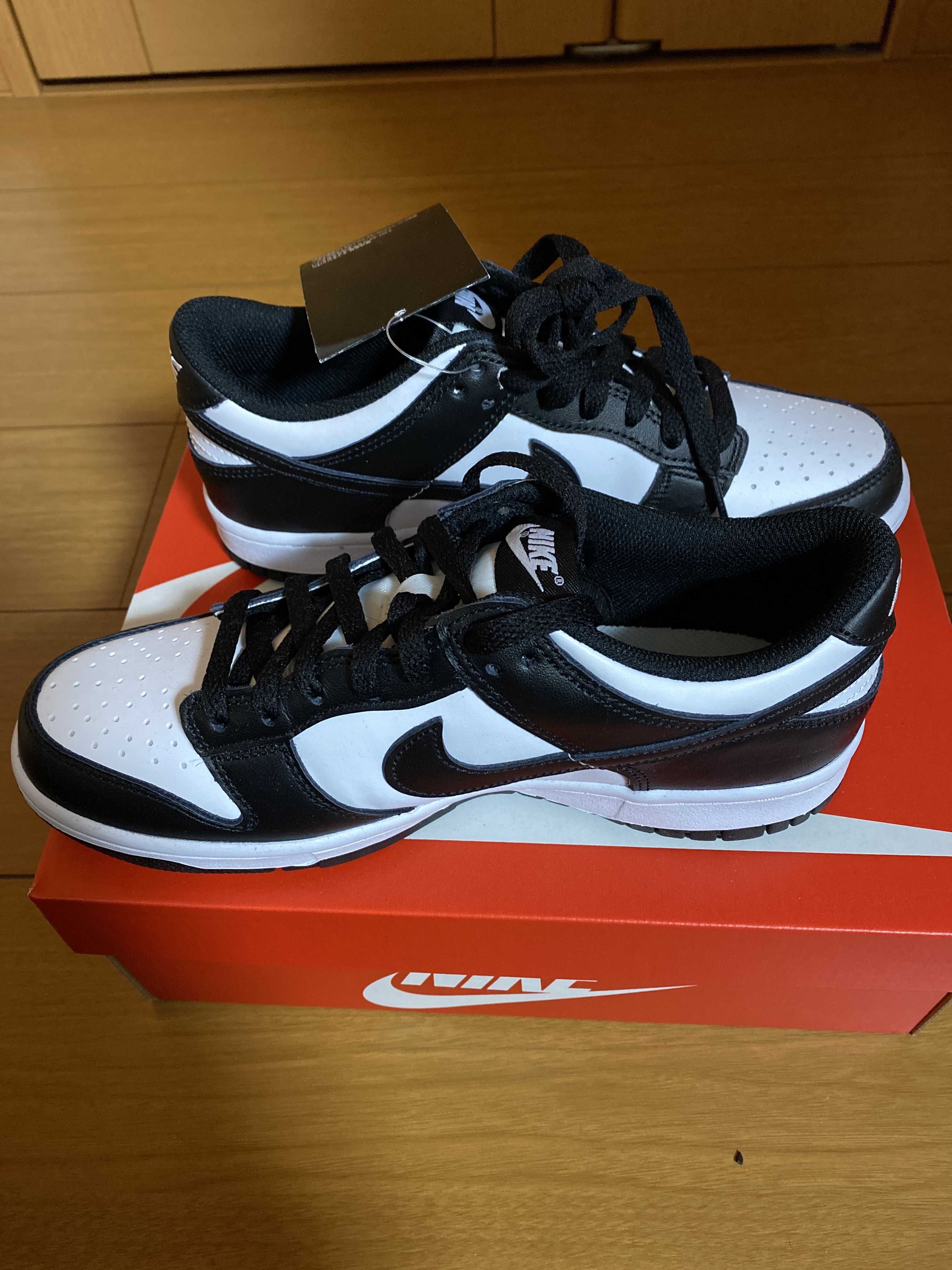 Nike GS Dunk Low "White/Black"