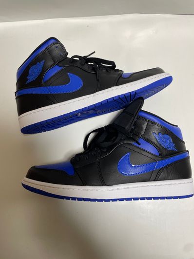 NIKE AIR JORDAN 1 MID "BLACK/BLUE"