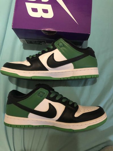 Nike SB Dunk Low Pro "Black and Classic Green"