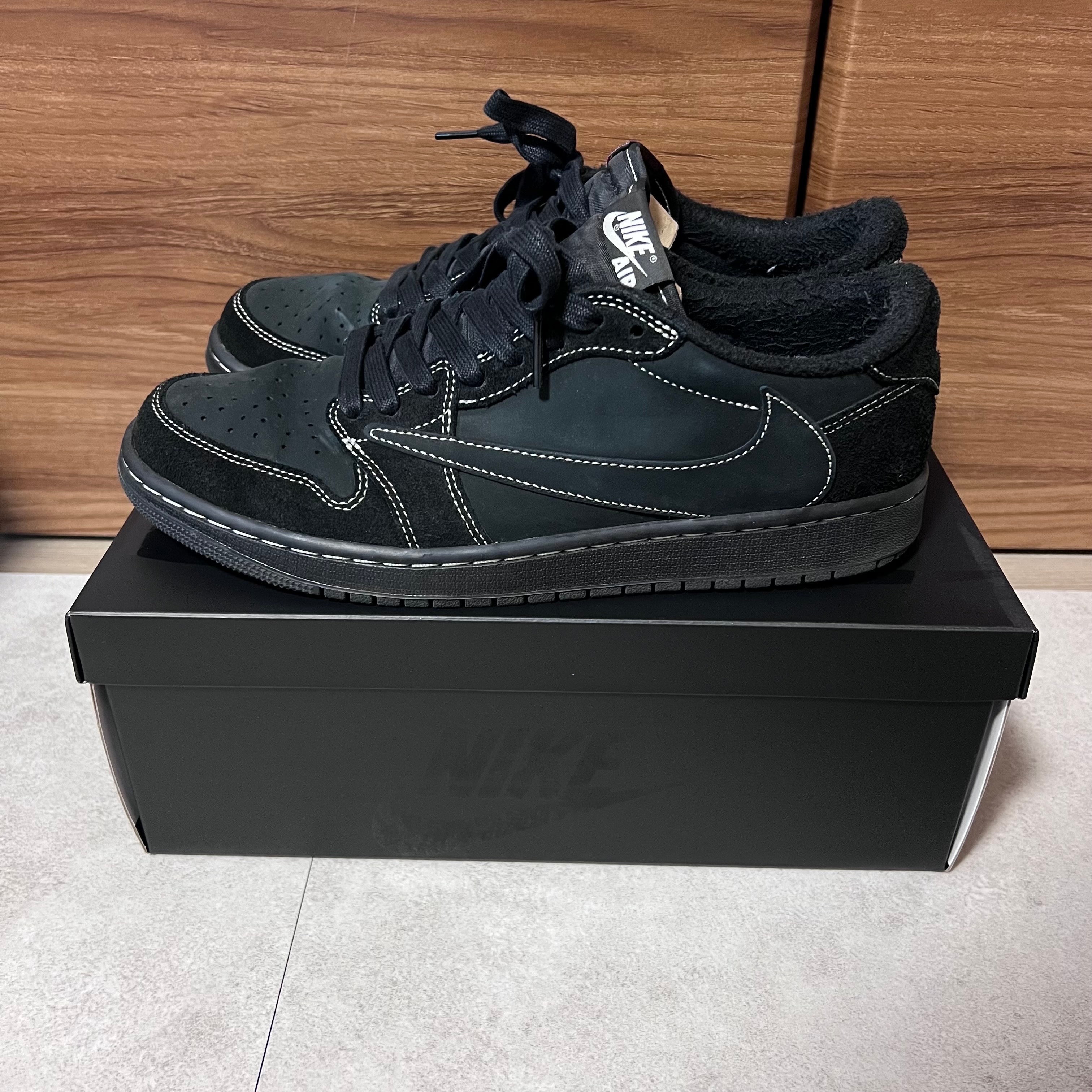 Travis Scott × Nike Air Jordan 1 Low OG SP "Black Phantom"