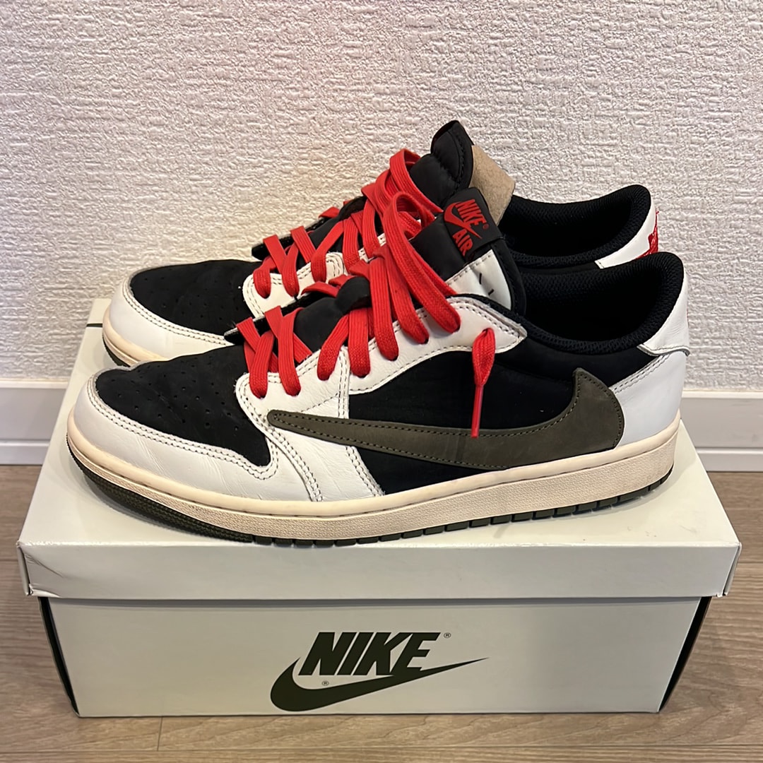 Travis Scott × Nike Women's Air Jordan 1 Low OG "Medium Olive"