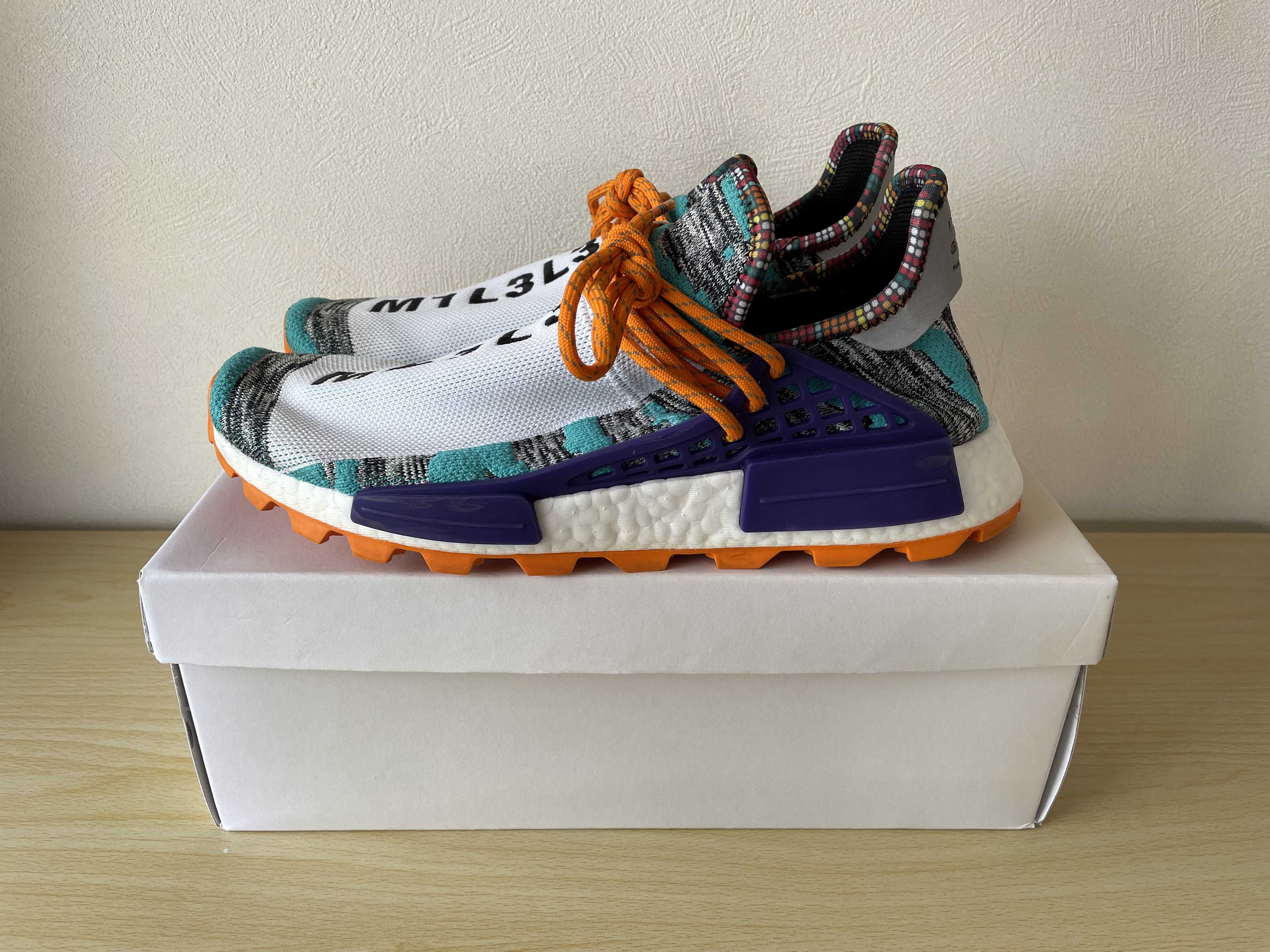 Pharrell Williams × adidas NMD HU SOLAR PACK "ORANGE"