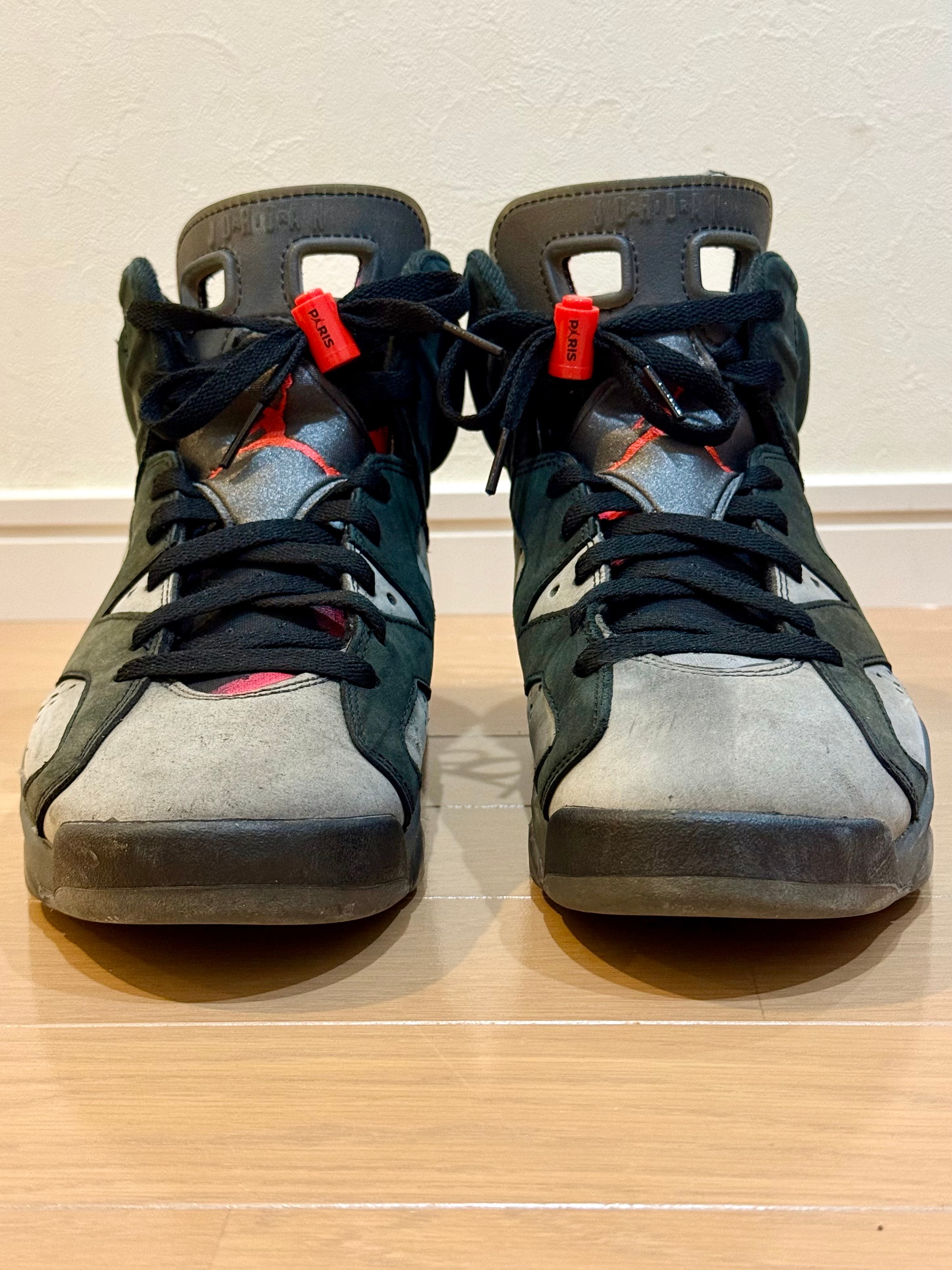 Paris Saint-Germain (PSG) × Nike Air Jordan 6 Retro "Iron Grey/Infrared 23-Black"