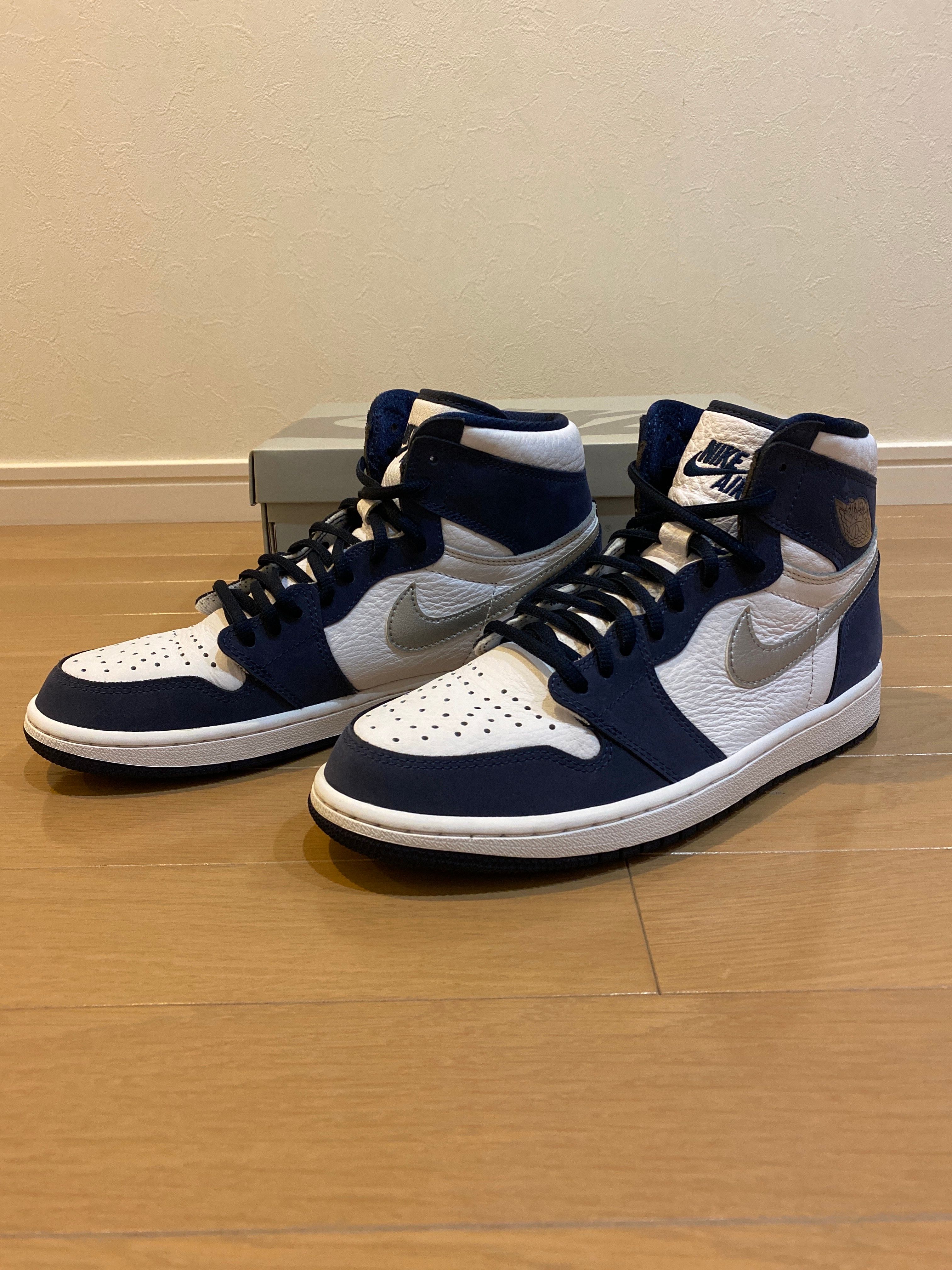 Nike Air Jordan 1 High OG CO.JP "White/Midnight Navy" (2020)(ブリーフケースなし)