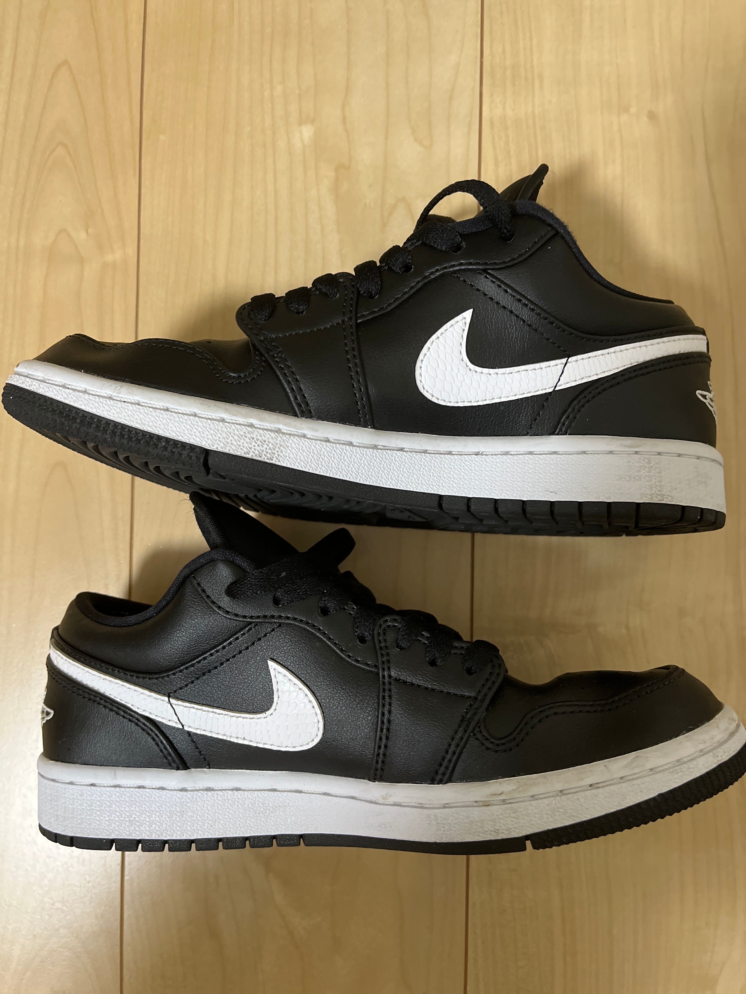 NIKE Women's AIR JORDAN 1 LOW "BLACK"