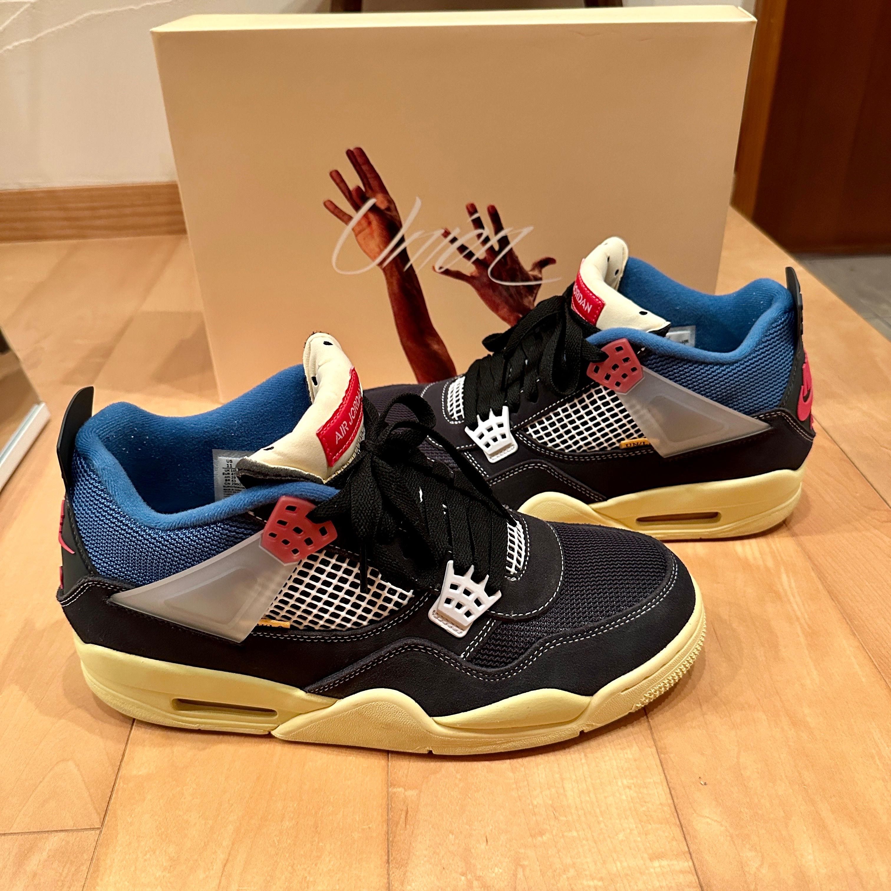UNION × NIKE AIR JORDAN 4 "OFF NOIR"