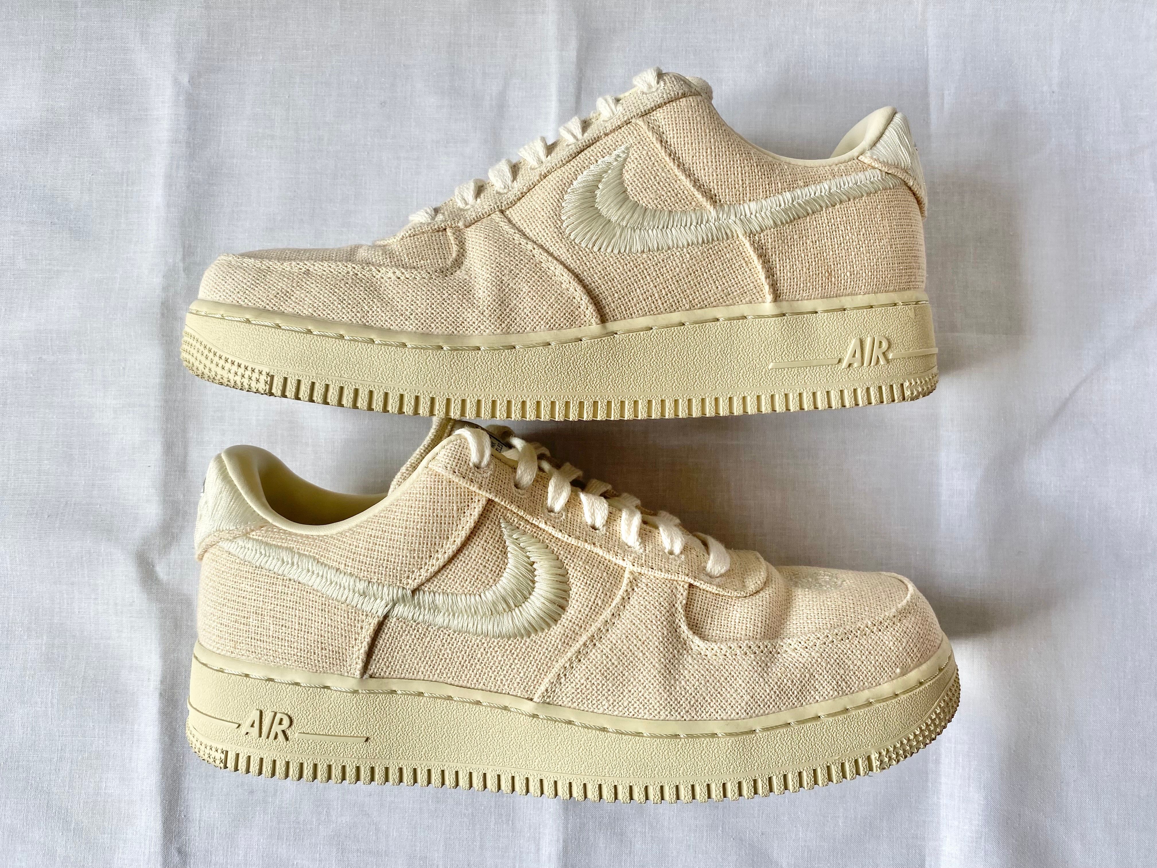 Stussy × Nike Air Force 1 Low "Fossil Stone"