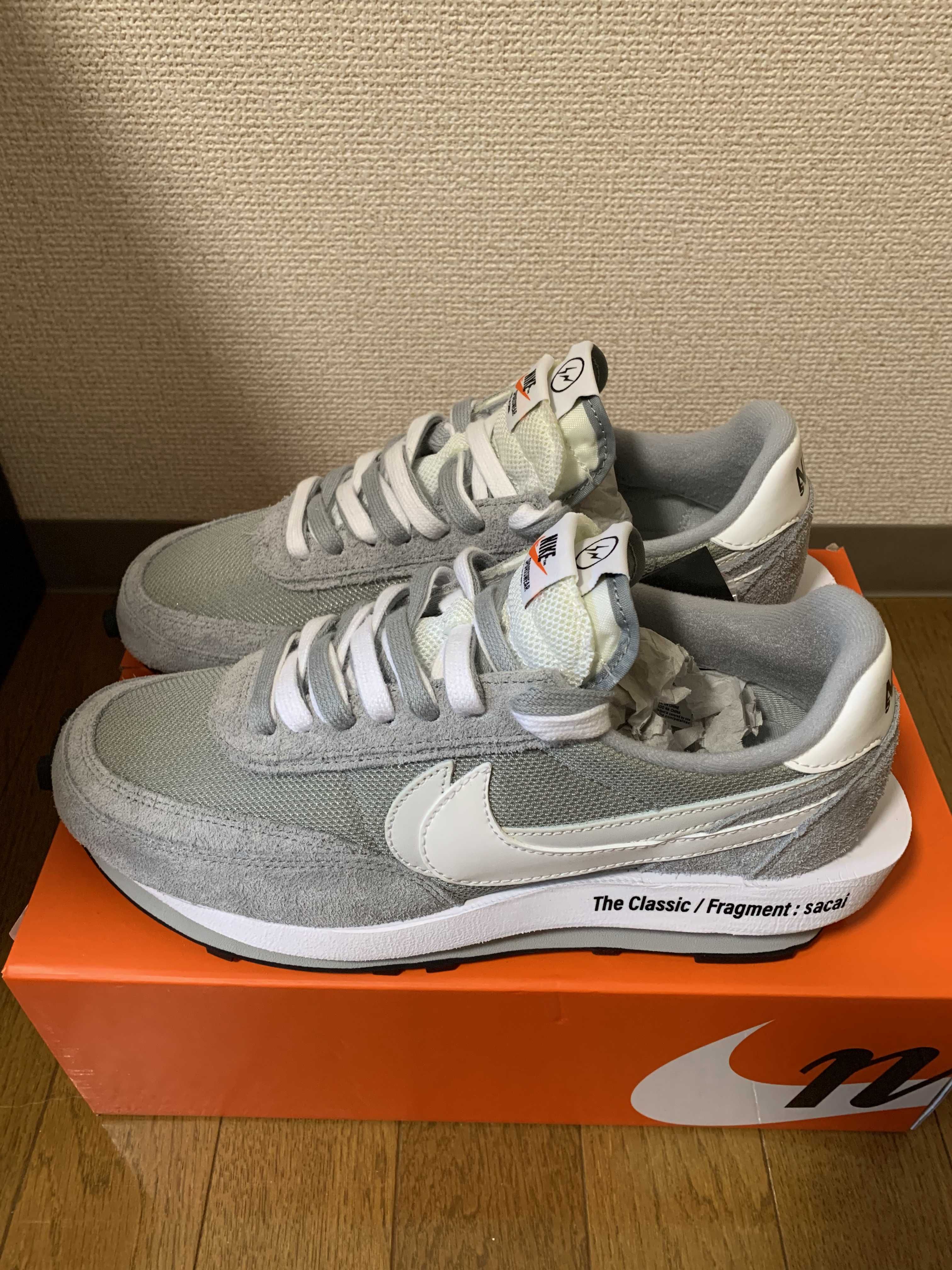 Fragment × sacai × Nike LD Waffle "Light Smoke Grey"