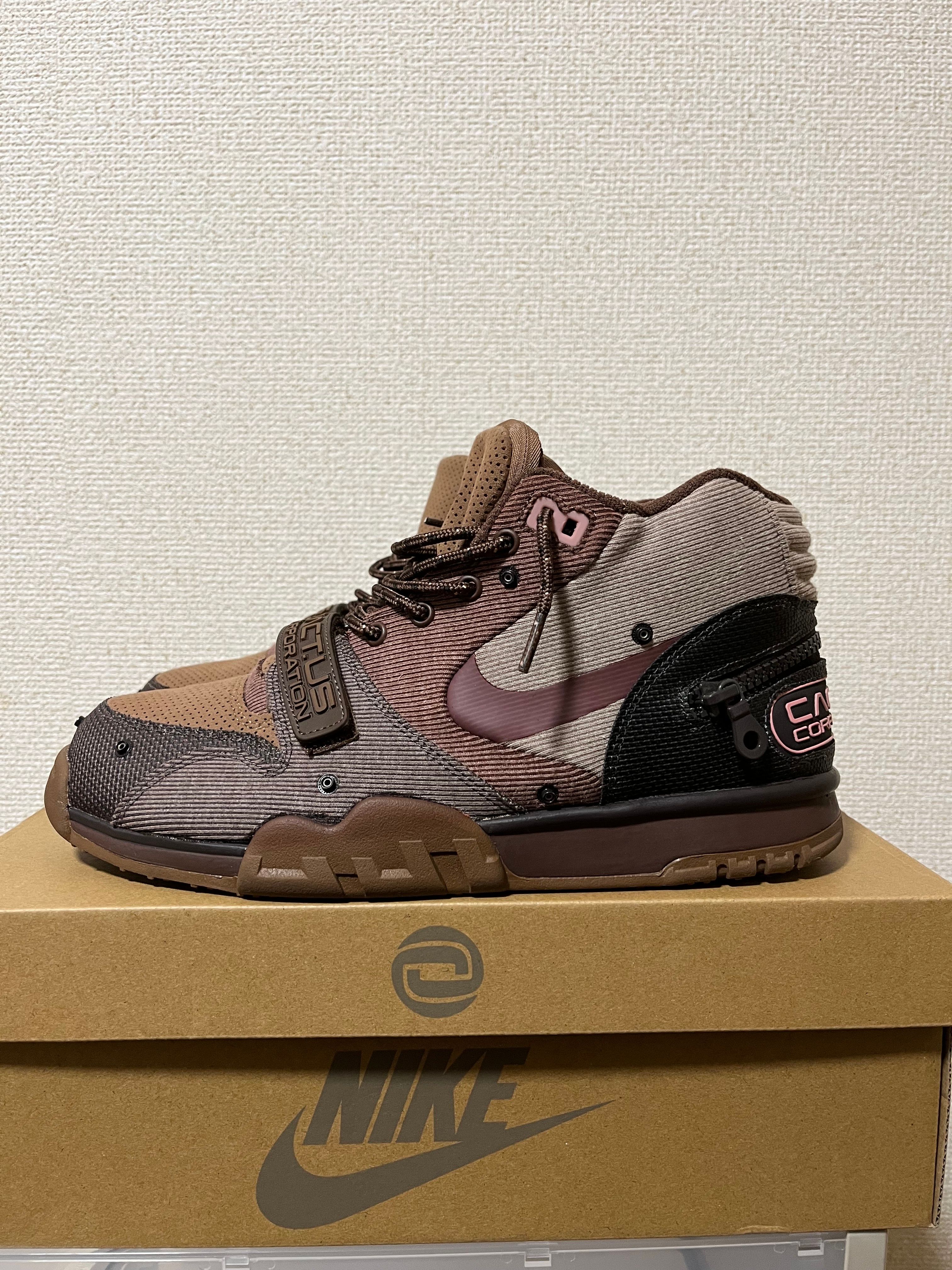 Travis Scott x Nike Air Trainer 1 SP "Archaeo Brown and Rust Pink"