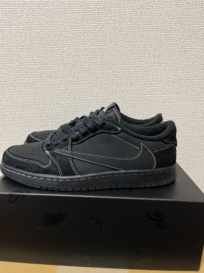 Travis Scott × Nike Air Jordan 1 Low OG SP "Black Phantom"