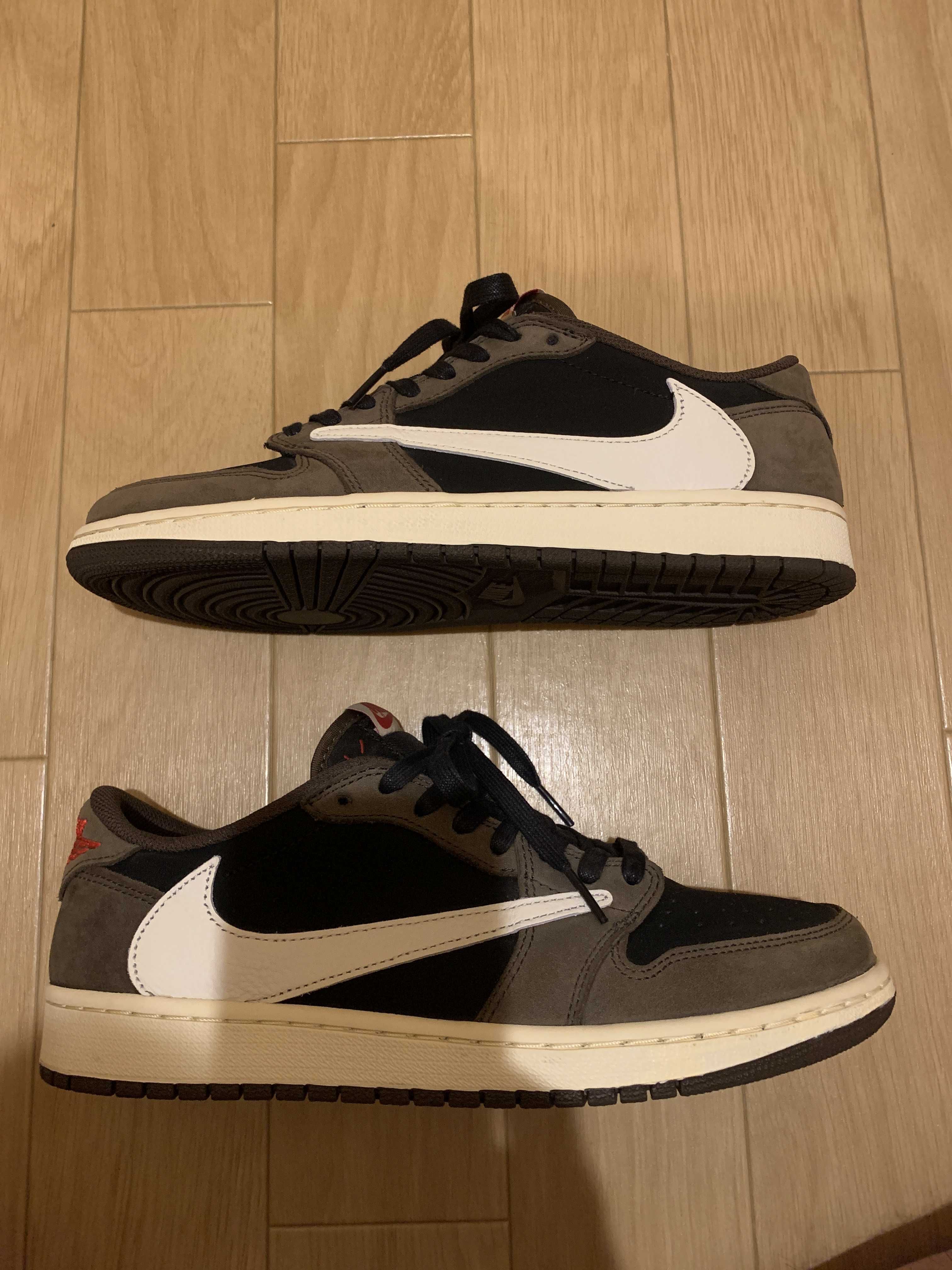 Travis Scott × Nike Air Jordan 1 Low OG SP-T "Black/Dark Mocha"