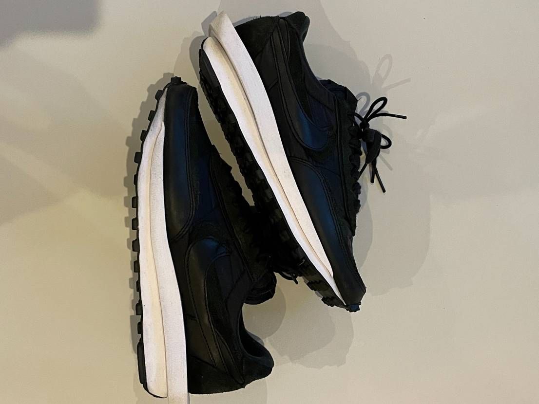 sacai × Nike LDV Waffle "Triple Black"