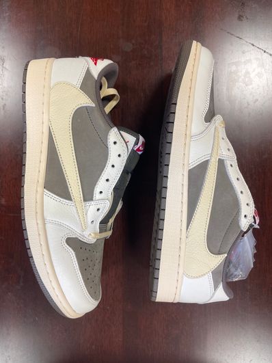 Travis Scott × Nike Air Jordan 1 Low OG SP "Reverse Mocha/Sail and Ridgerock"