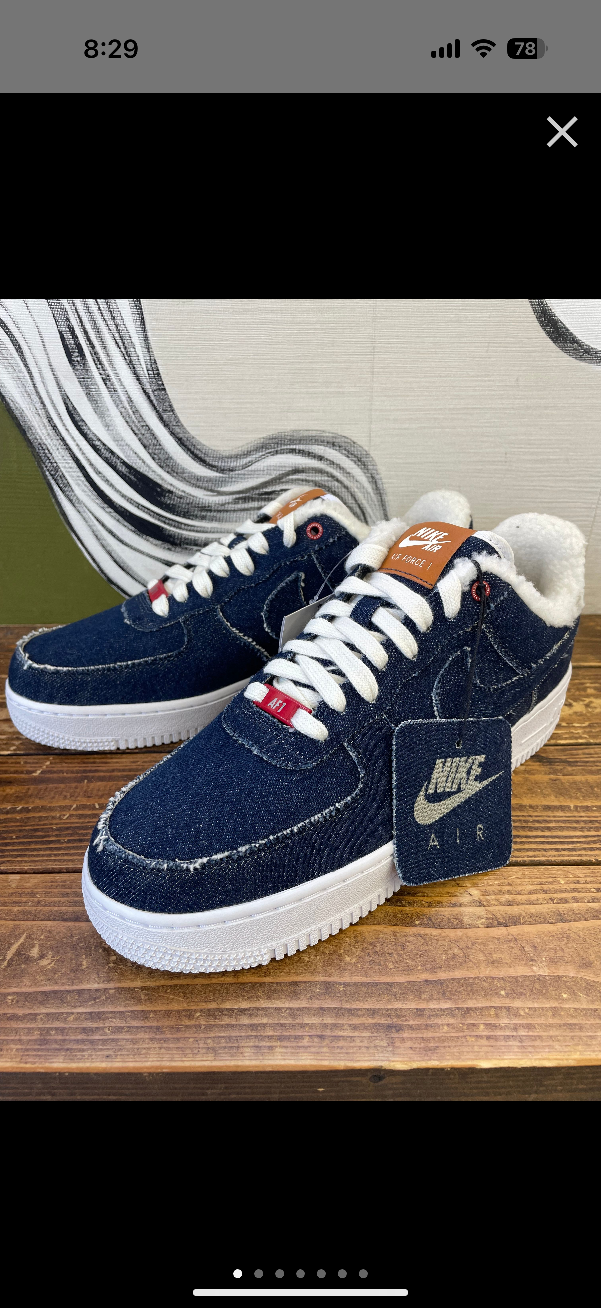 Levi’s®︎ × Nike Air Force 1 Low "White/Denim" (Nike By You)