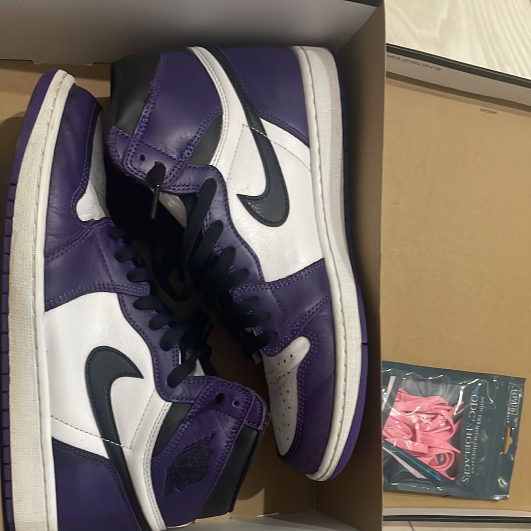 Nike Air Jordan 1 Retro High OG "Court Purple White/Black" (2020)