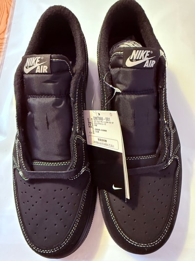 Travis Scott × Nike Air Jordan 1 Low OG SP "Black Phantom"