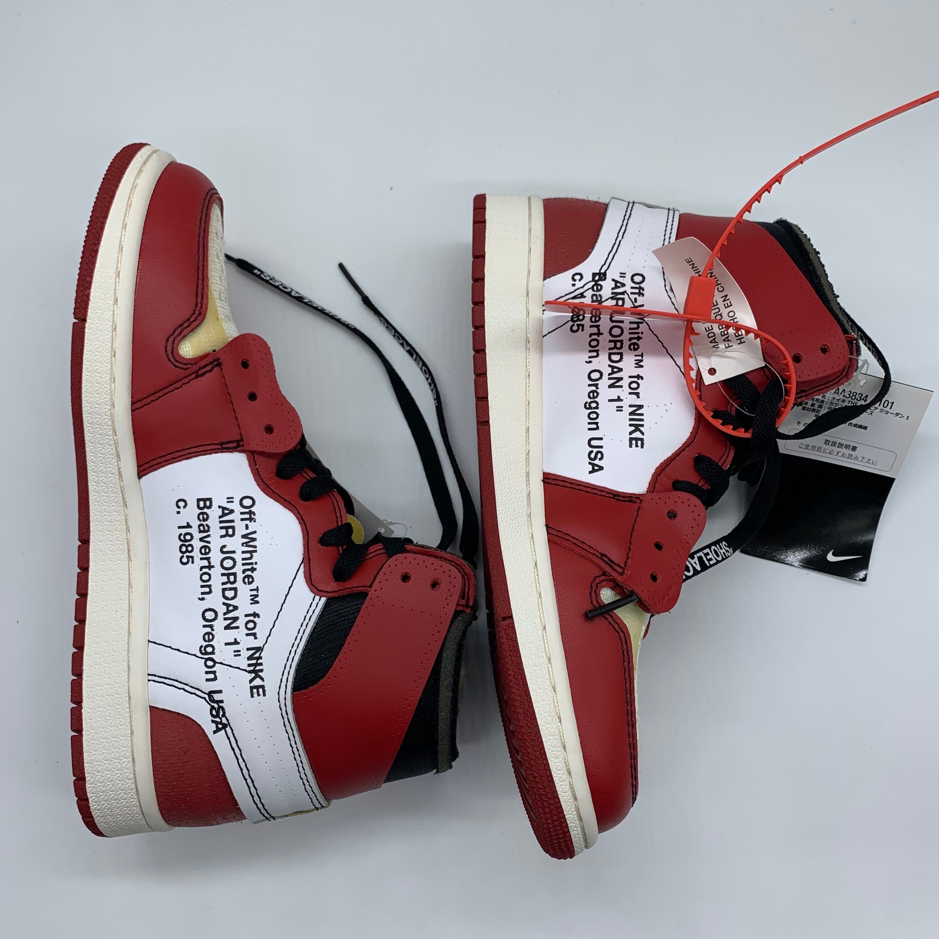 Off-White × Nike Air Jordan 1 Retro High The Ten "Chicago"