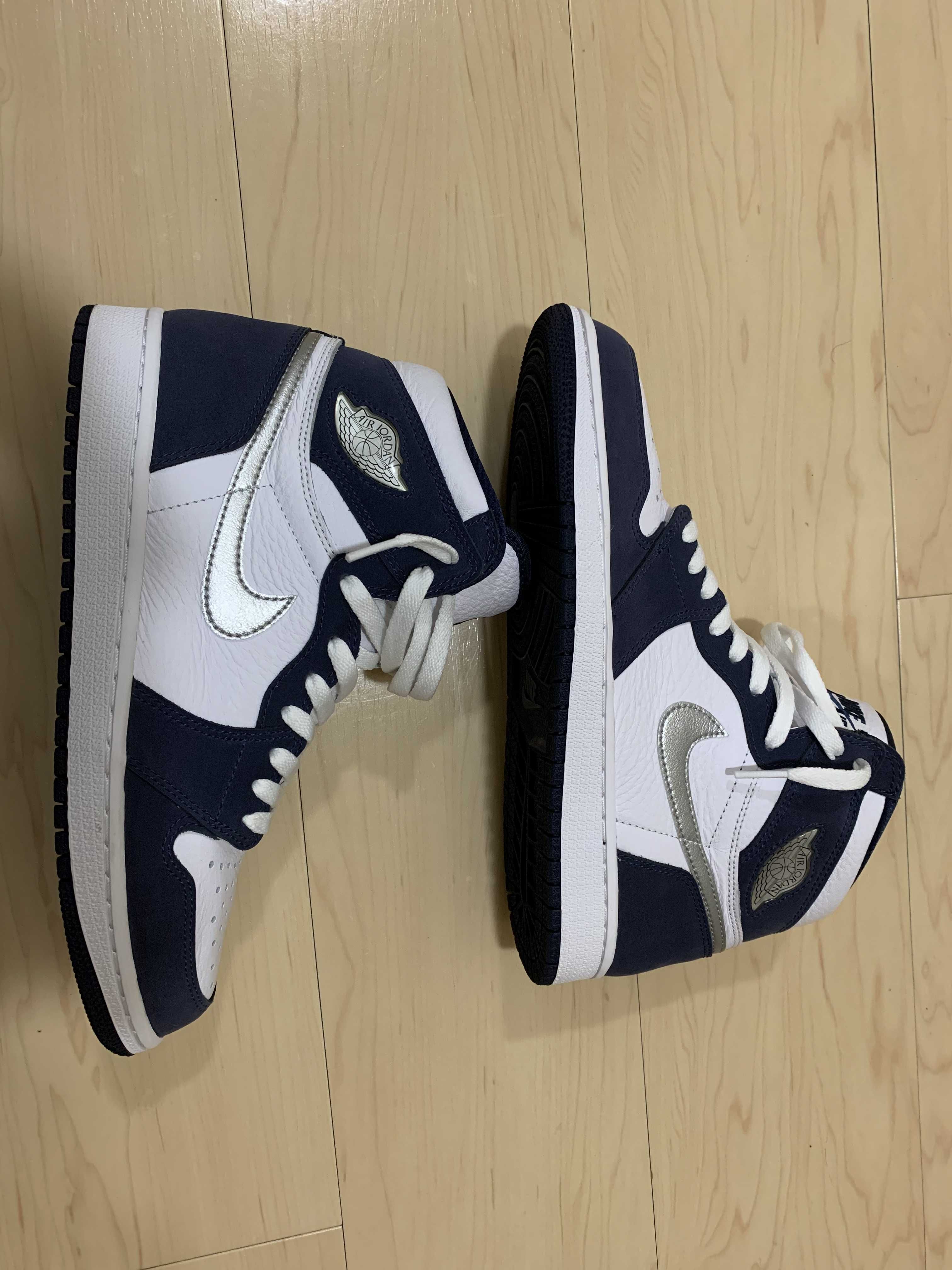 Nike Air Jordan 1 High OG CO.JP "White/Midnight Navy" (2020)(ブリーフケースなし)