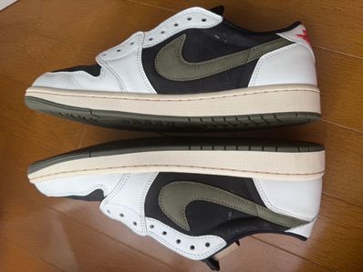 Travis Scott × Nike Women's Air Jordan 1 Low OG "Medium Olive"