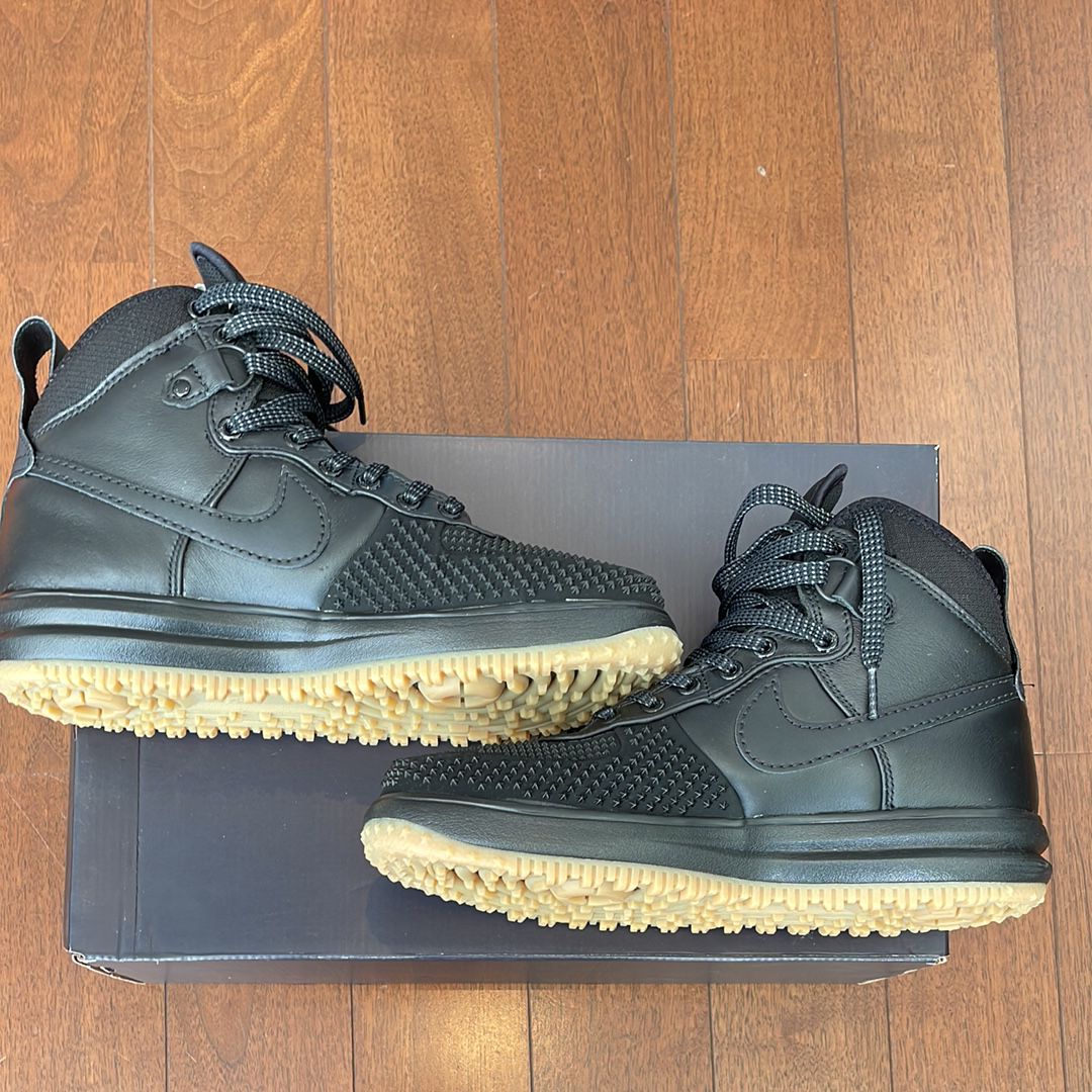 Nike Lunar Force 1 Duckboot "Black/Metallic Silver/Anthracite"