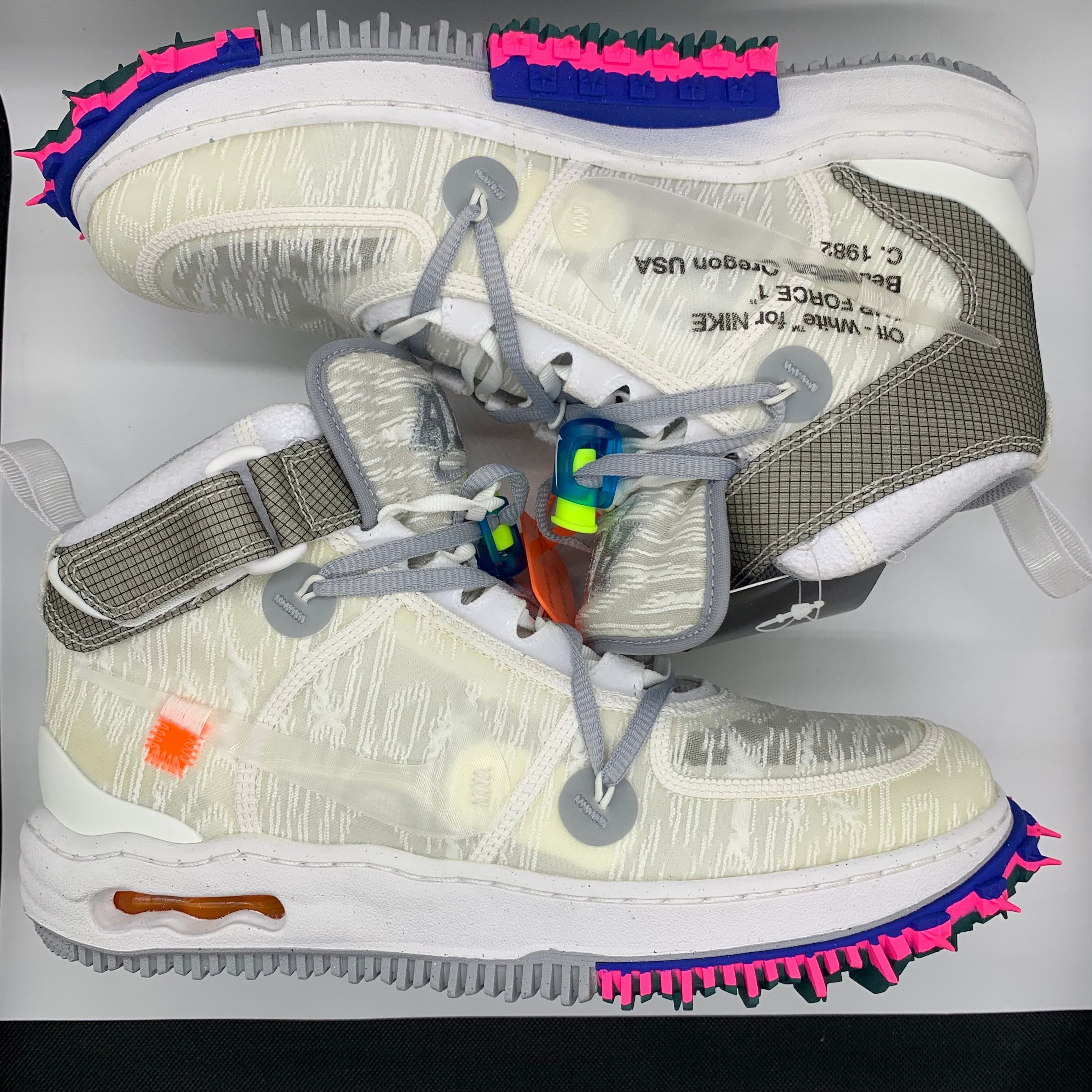 Off-White × Nike Air Force 1 Mid "White"