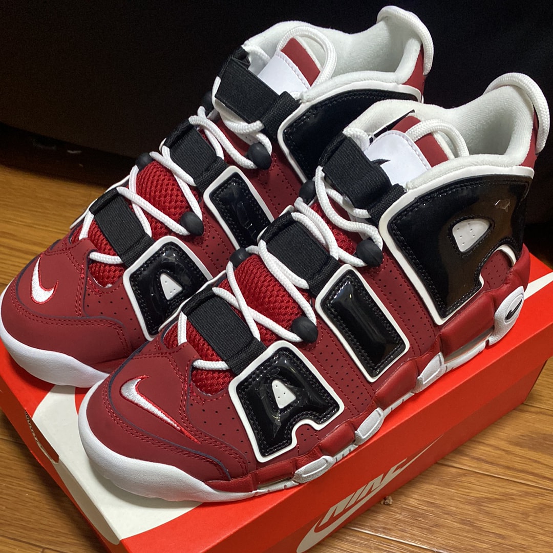 Nike Air More Uptempo ’96 "Black and Varsity Red" (2021)