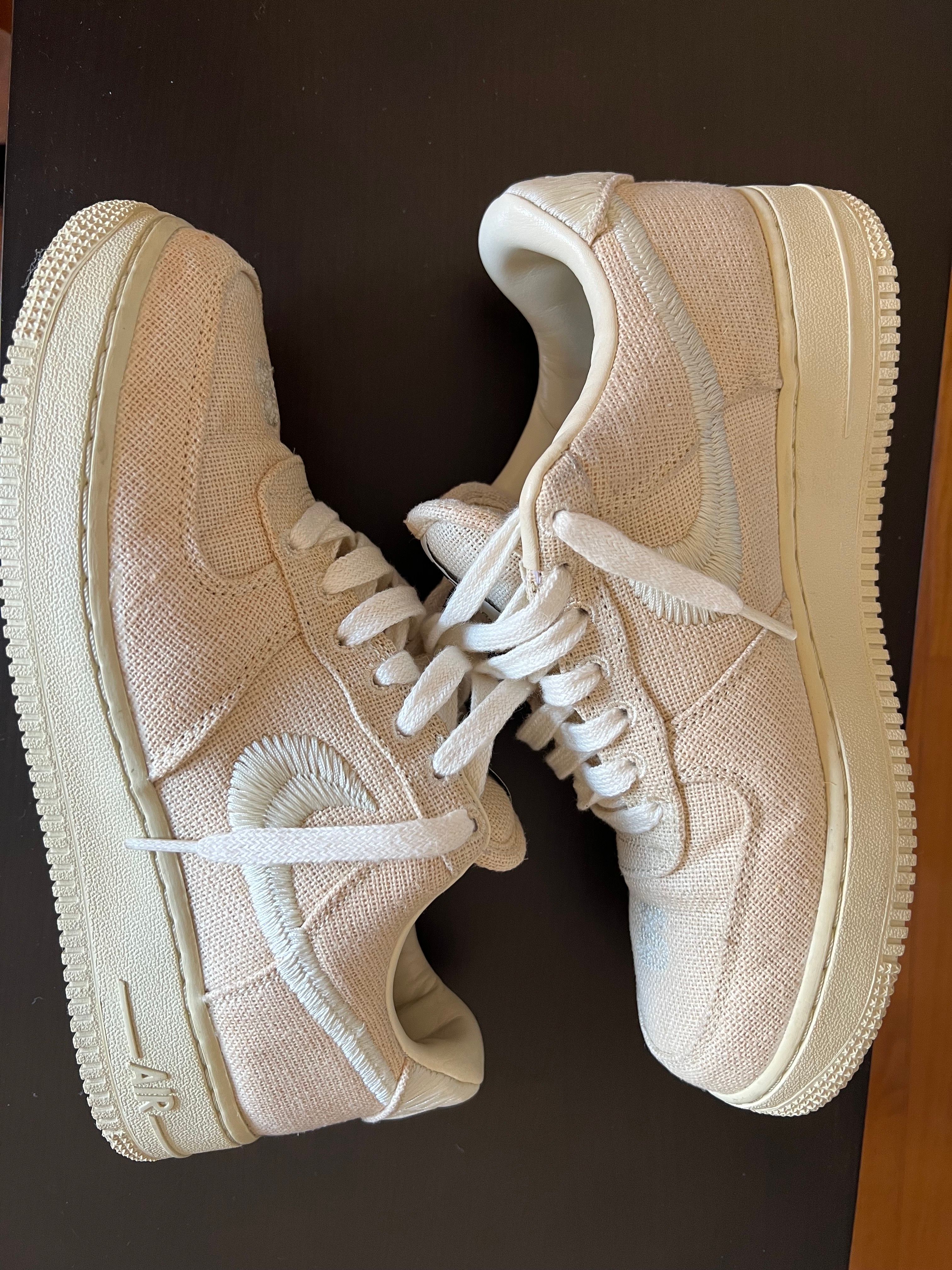 Stussy × Nike Air Force 1 Low "Fossil Stone"