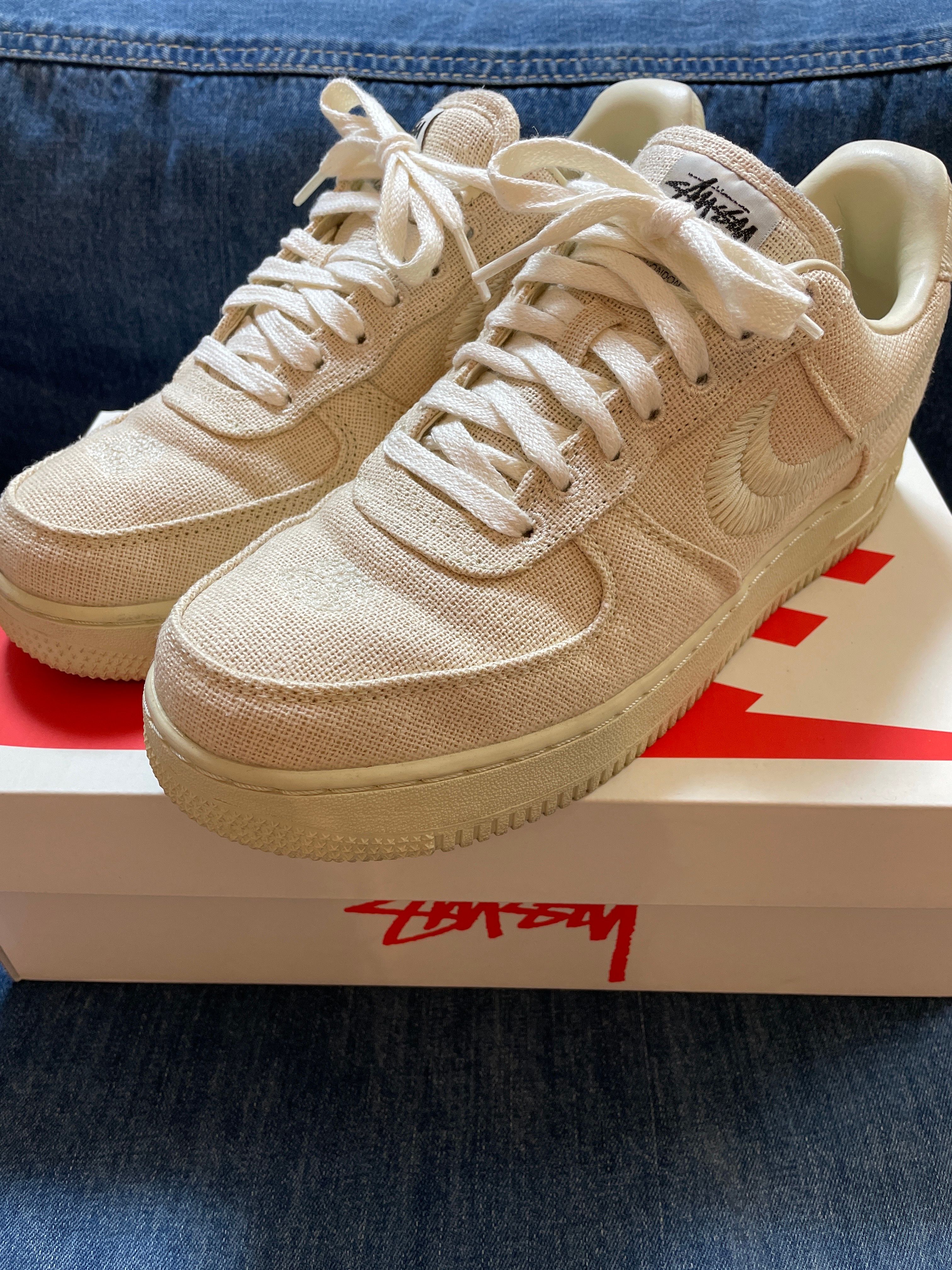 Stussy × Nike Air Force 1 Low "Fossil Stone"