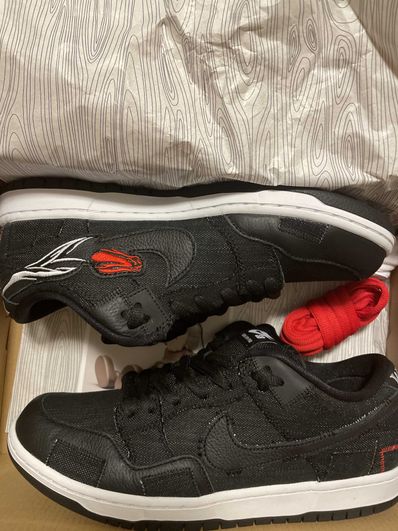 Wasted Youth × Nike SB Dunk Low "Black Denim" / VERDY